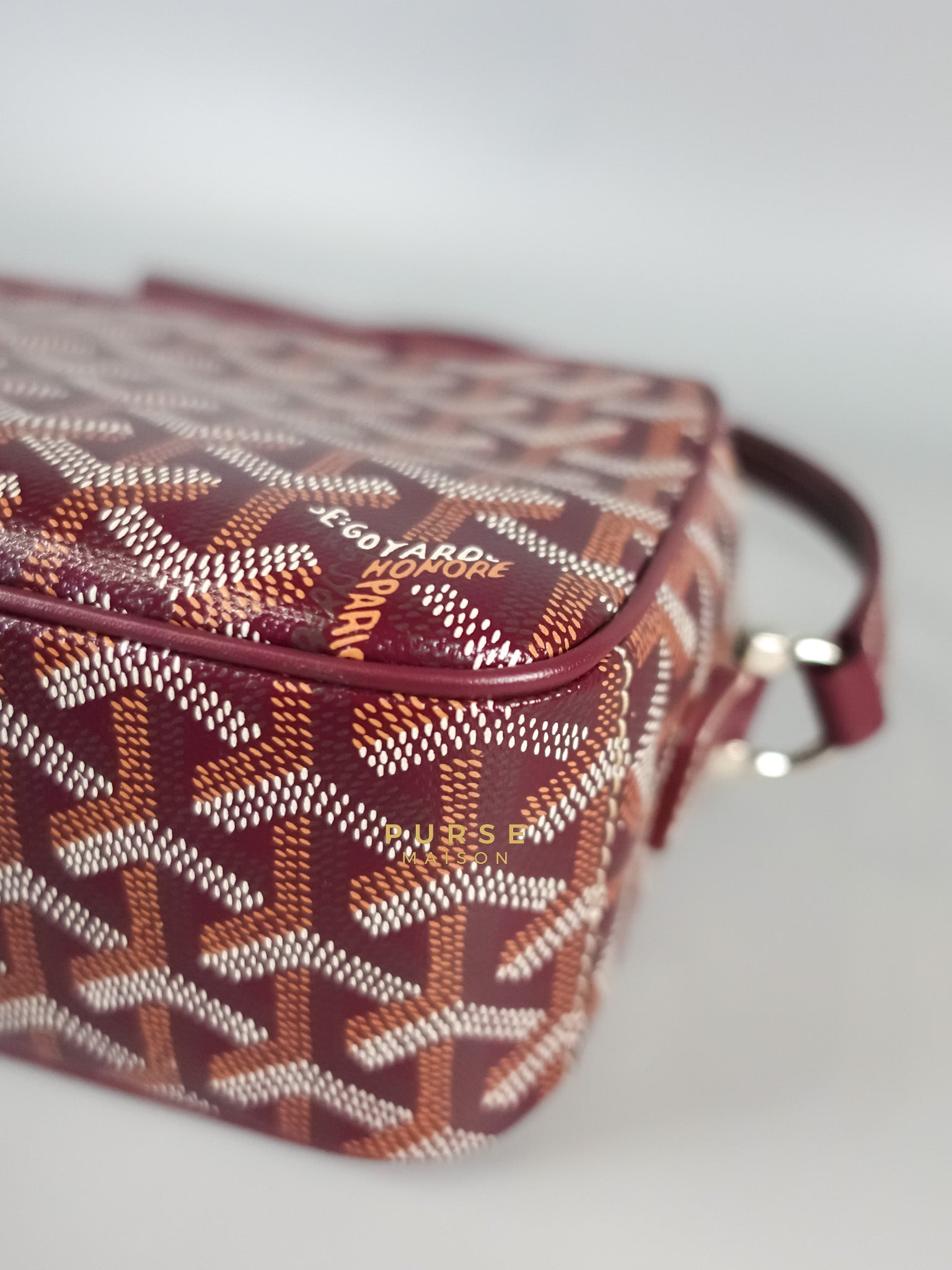 Cap Vert PM Bordeaux Goyardine Canvas | Purse Maison Luxury Bags Shop