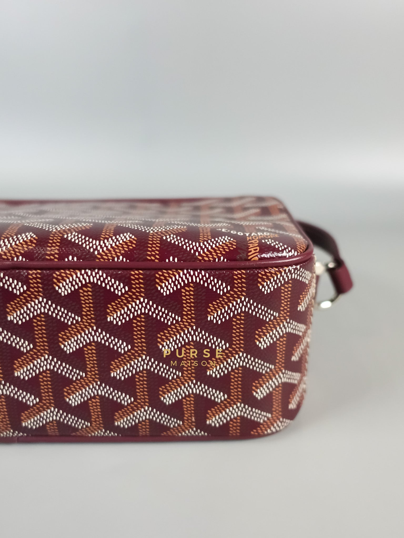 Cap Vert PM Bordeaux Goyardine Canvas | Purse Maison Luxury Bags Shop