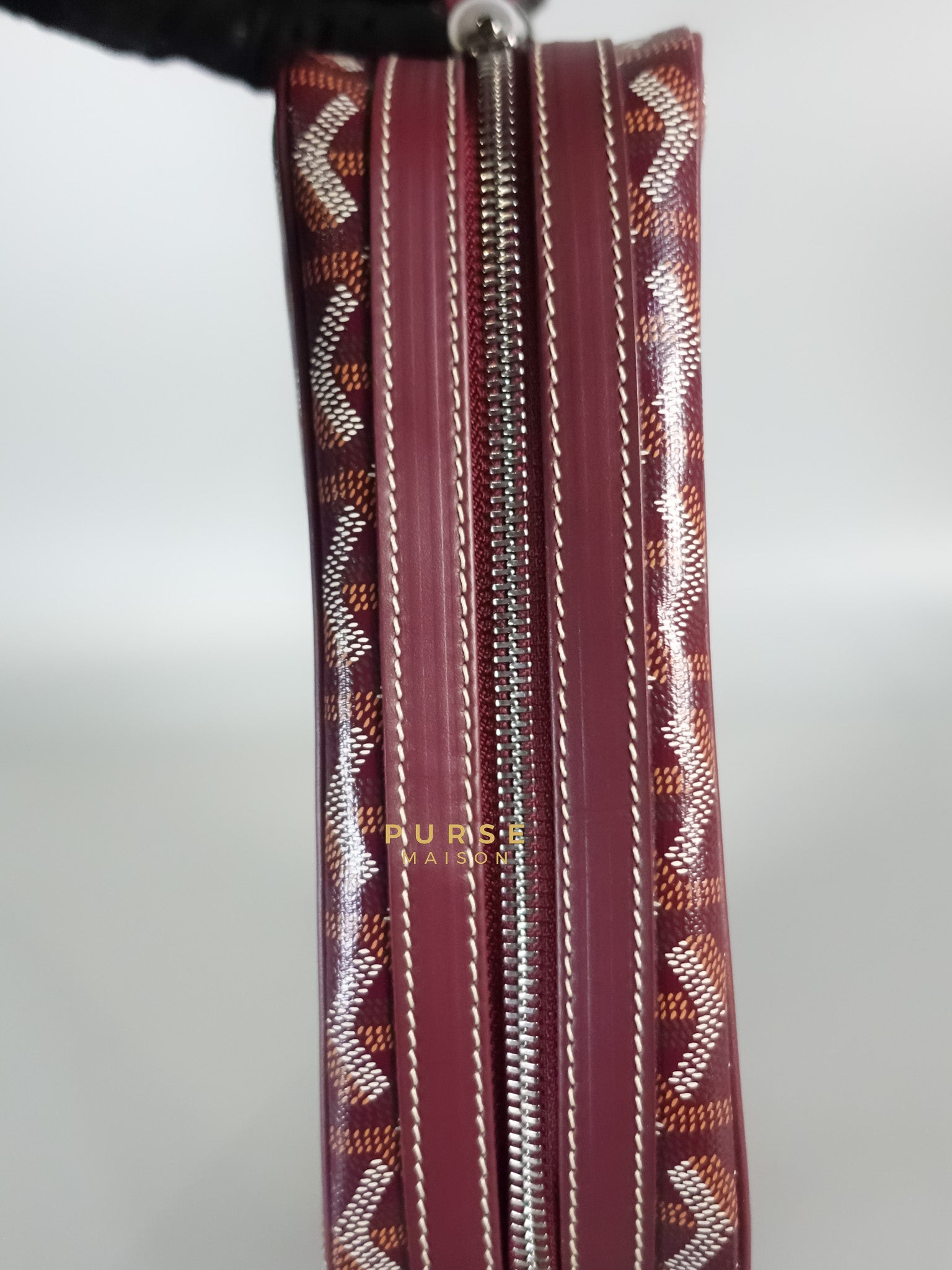 Cap Vert PM Bordeaux Goyardine Canvas | Purse Maison Luxury Bags Shop