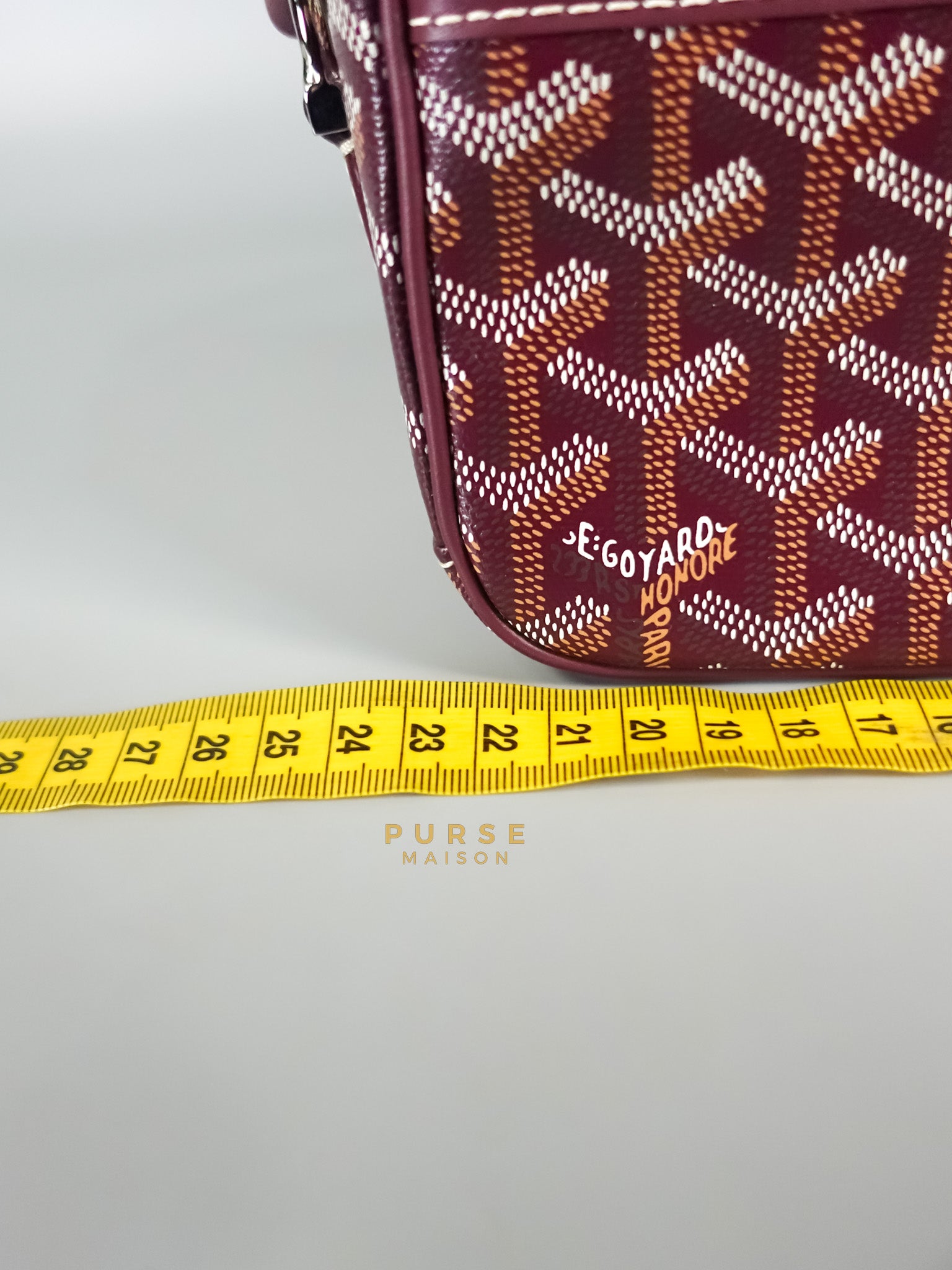 Cap Vert PM Bordeaux Goyardine Canvas | Purse Maison Luxury Bags Shop