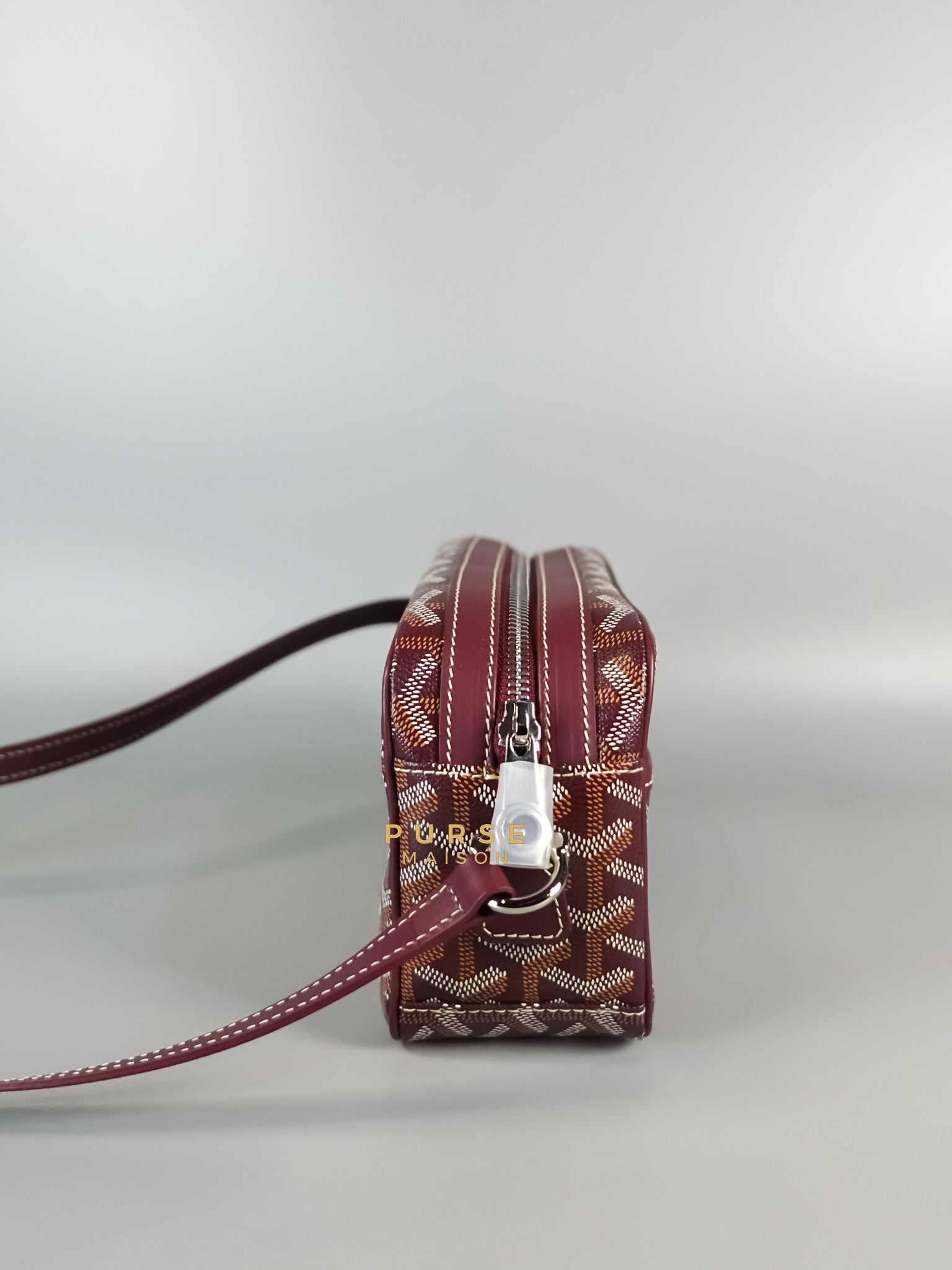 Cap Vert PM Bordeaux Goyardine Canvas | Purse Maison Luxury Bags Shop