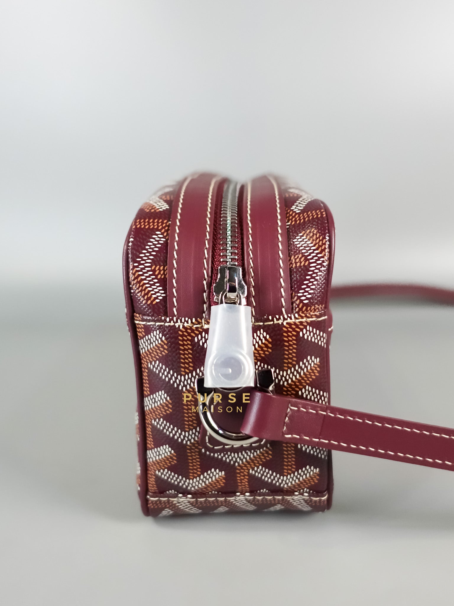 Cap Vert PM Bordeaux Goyardine Canvas | Purse Maison Luxury Bags Shop