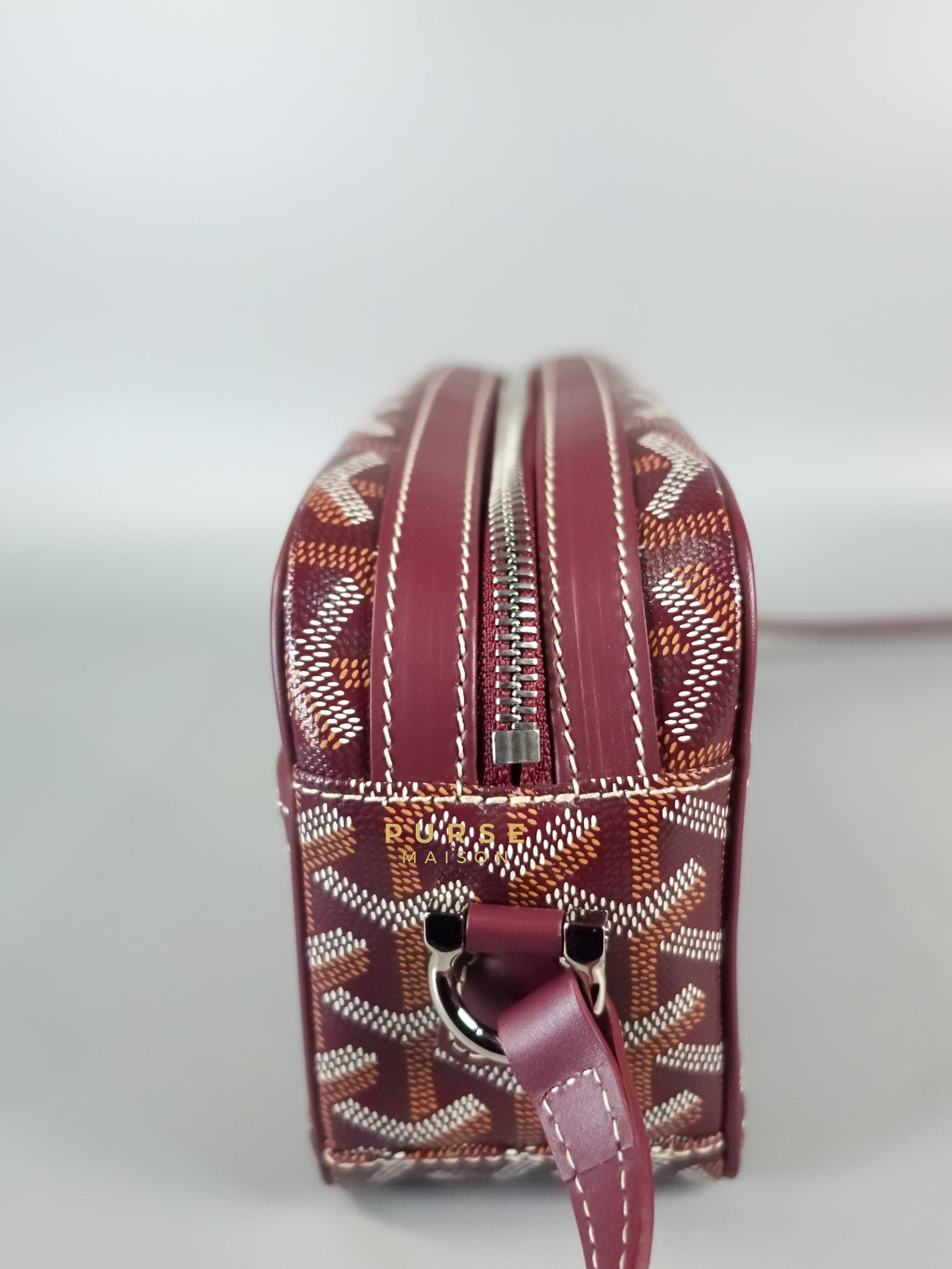 Cap Vert PM Bordeaux Goyardine Canvas | Purse Maison Luxury Bags Shop