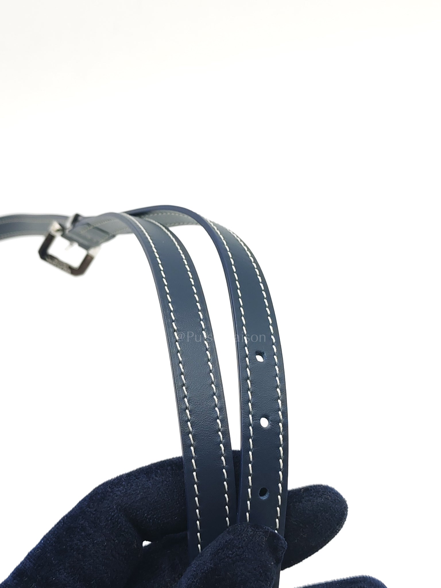 Cap Vert PM in Blue Marine Goyardine Canvas | Purse Maison Luxury Bags Shop
