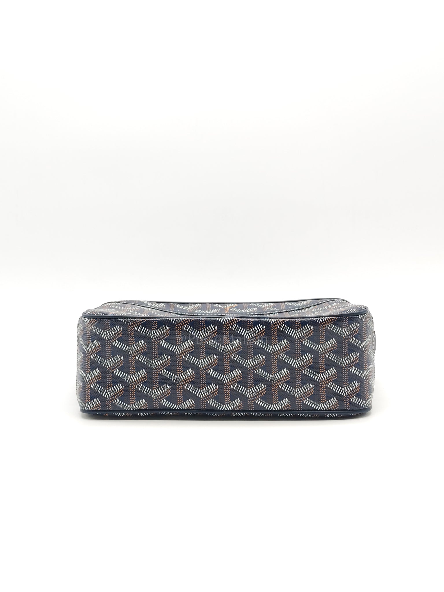 Cap Vert PM in Blue Marine Goyardine Canvas | Purse Maison Luxury Bags Shop
