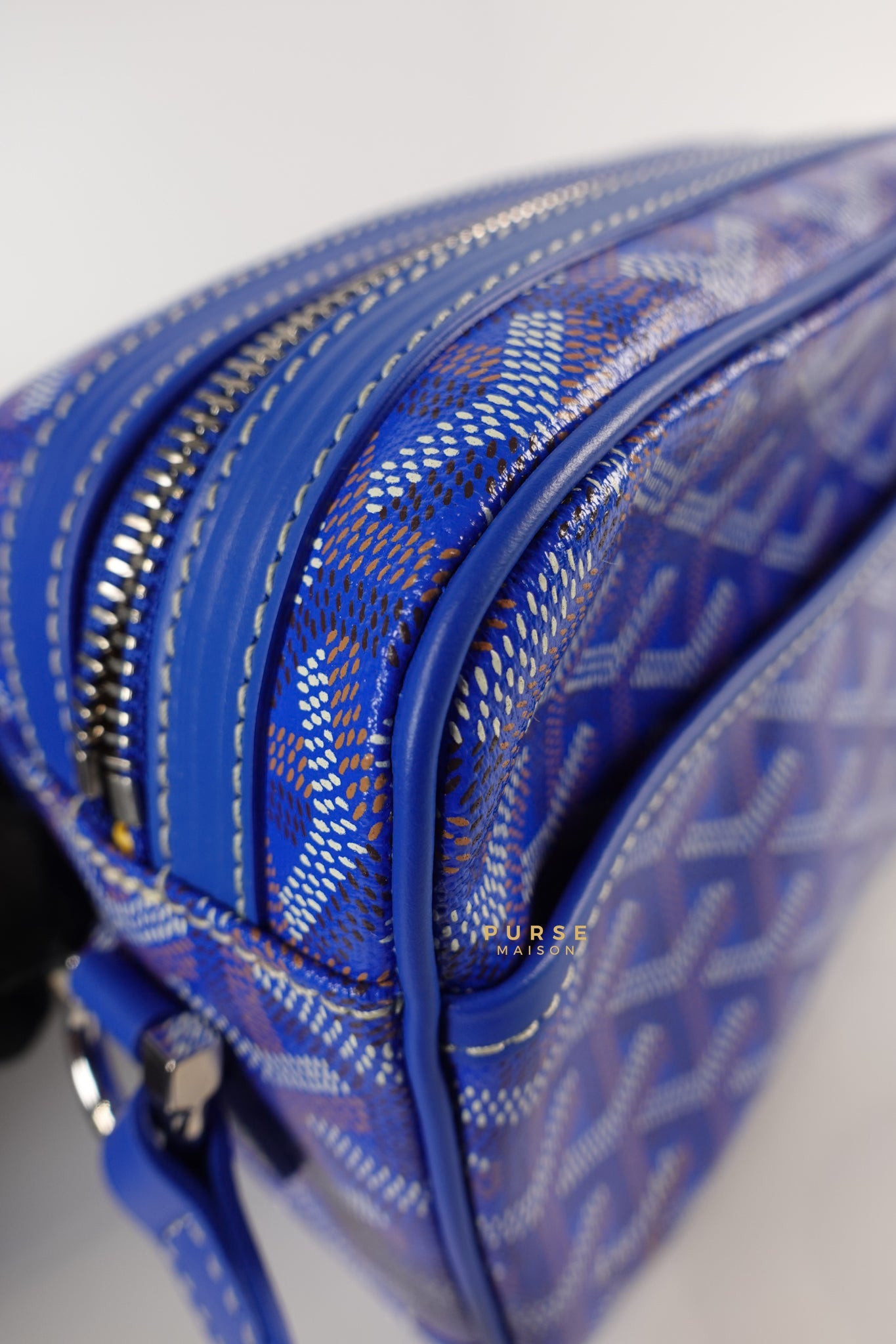 Cap Vert PM Sling Bag (Blue) | Purse Maison Luxury Bags Shop