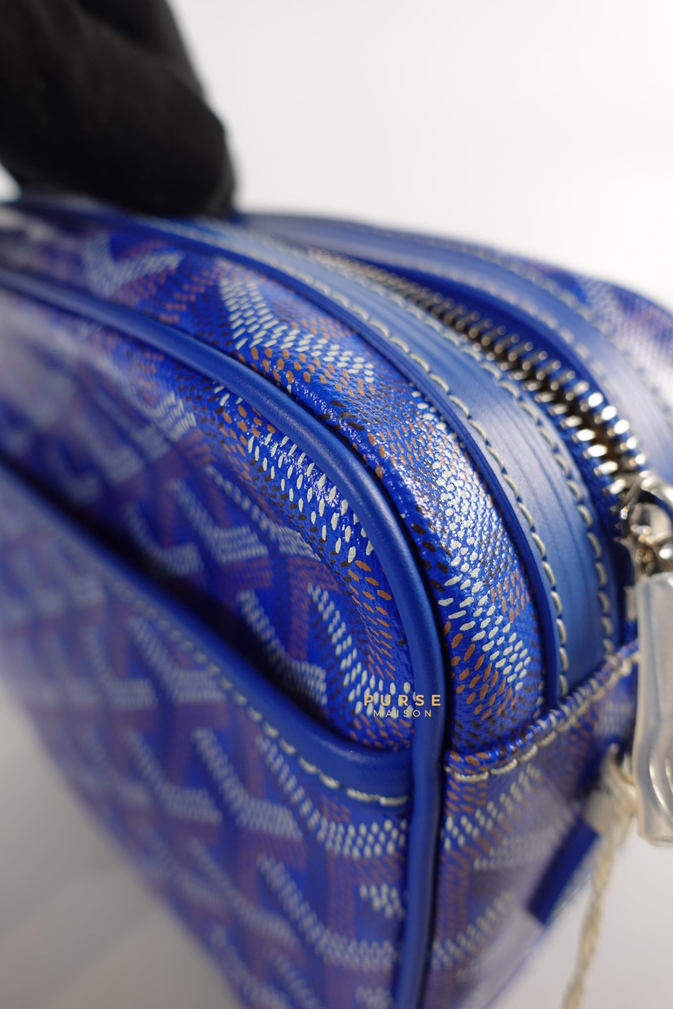 Cap Vert PM Sling Bag (Blue) | Purse Maison Luxury Bags Shop