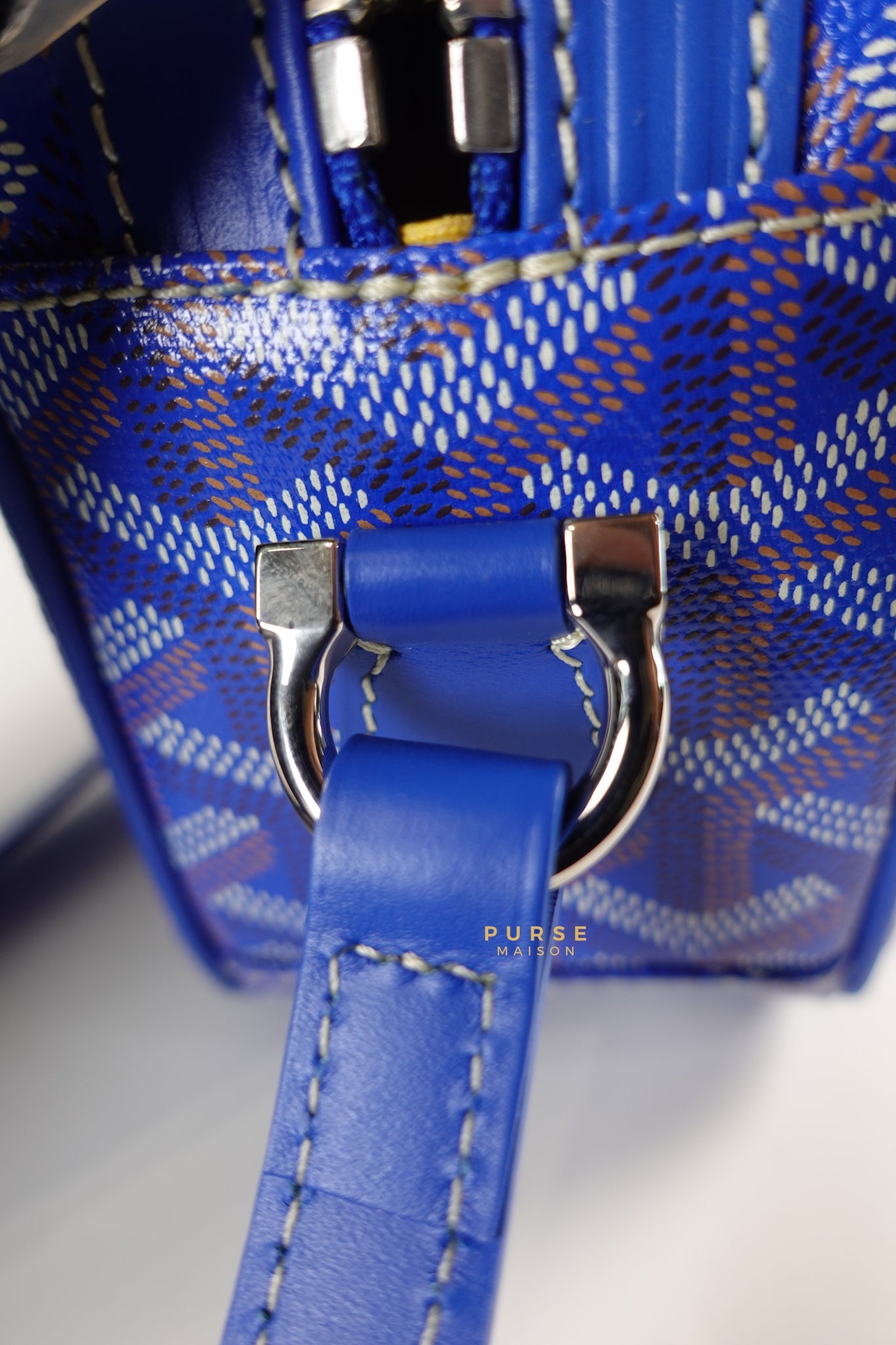 Cap Vert PM Sling Bag (Blue) | Purse Maison Luxury Bags Shop