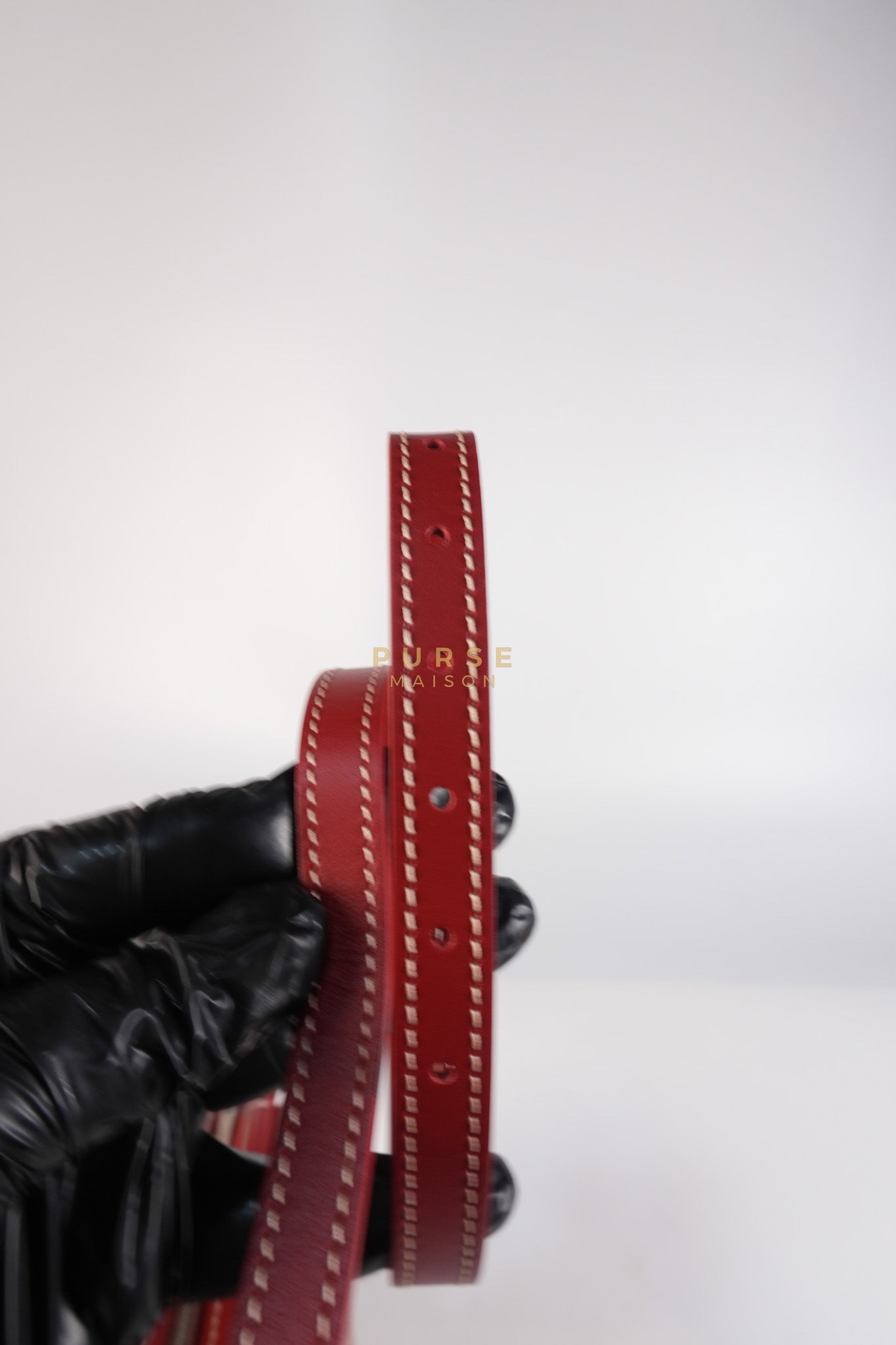 Cap Vert Red in Goyardine Canvas | Purse Maison Luxury Bags Shop