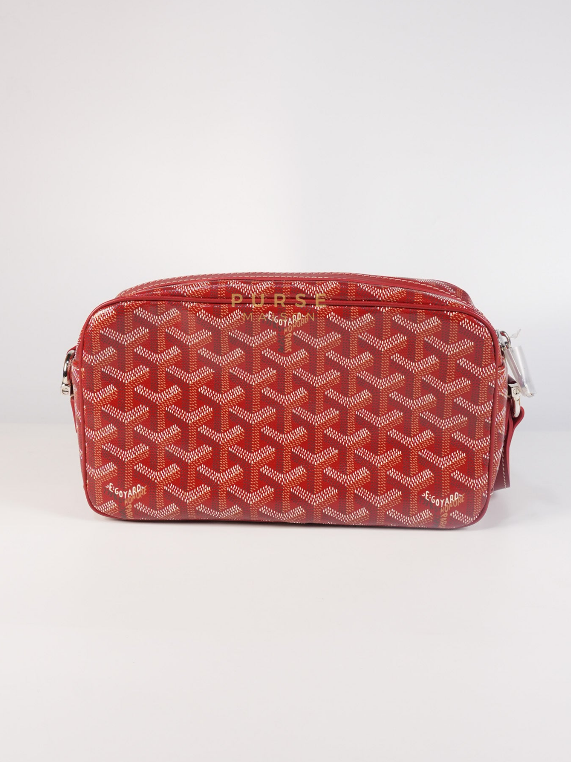 Cap Vert Red in Goyardine Canvas | Purse Maison Luxury Bags Shop