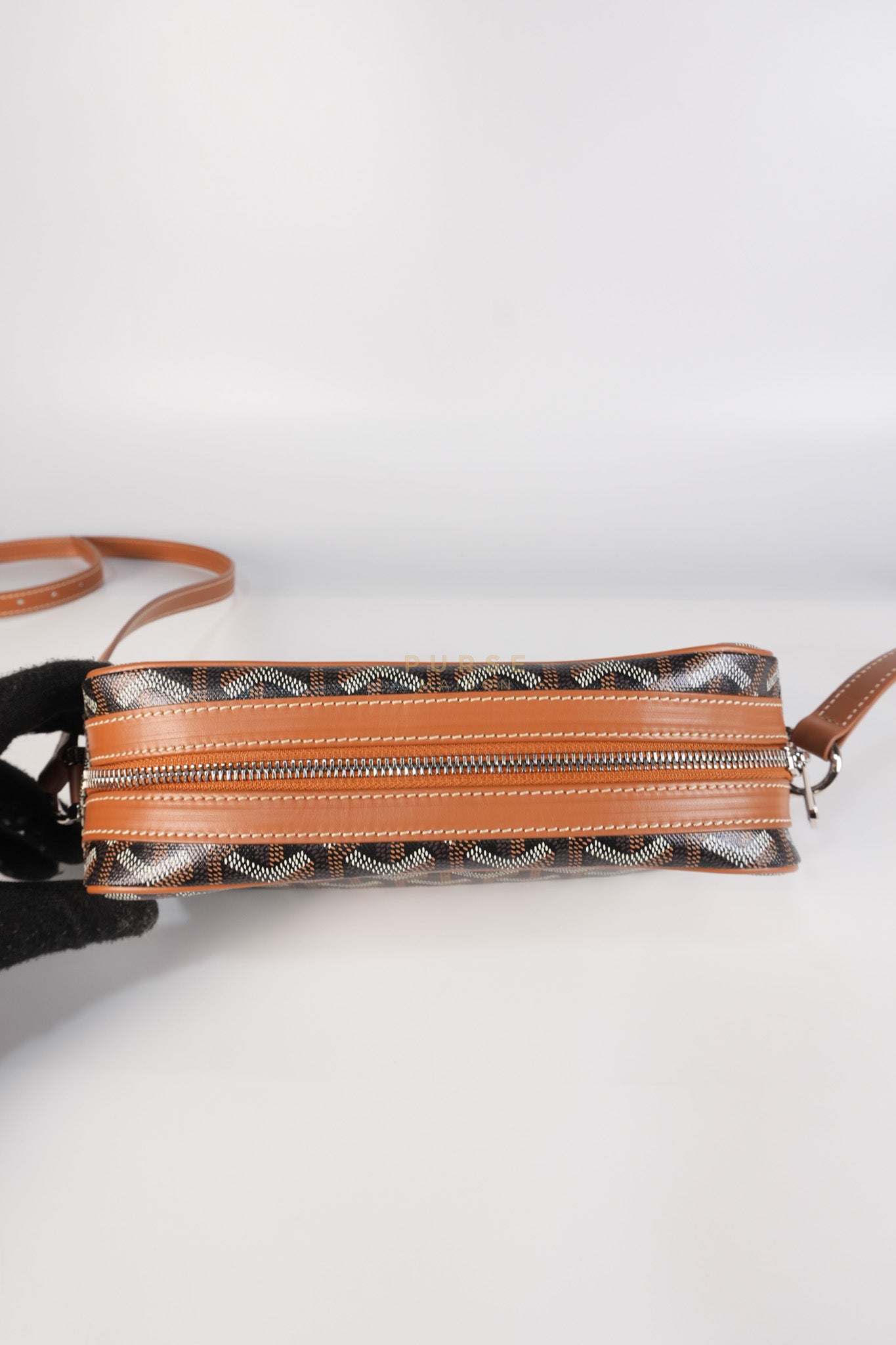 Cap Vert Tan in Goyardine Canvas Crossbody Bag | Purse Maison Luxury Bags Shop