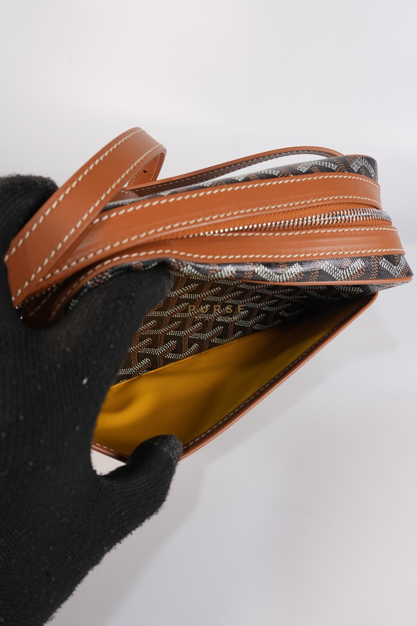 Cap Vert Tan in Goyardine Canvas Crossbody Bag | Purse Maison Luxury Bags Shop