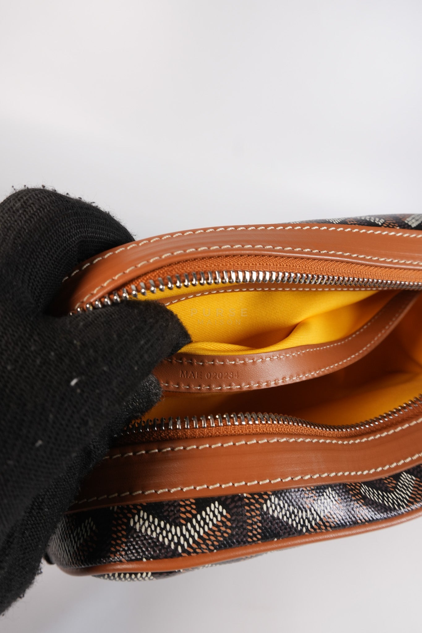 Cap Vert Tan in Goyardine Canvas Crossbody Bag | Purse Maison Luxury Bags Shop