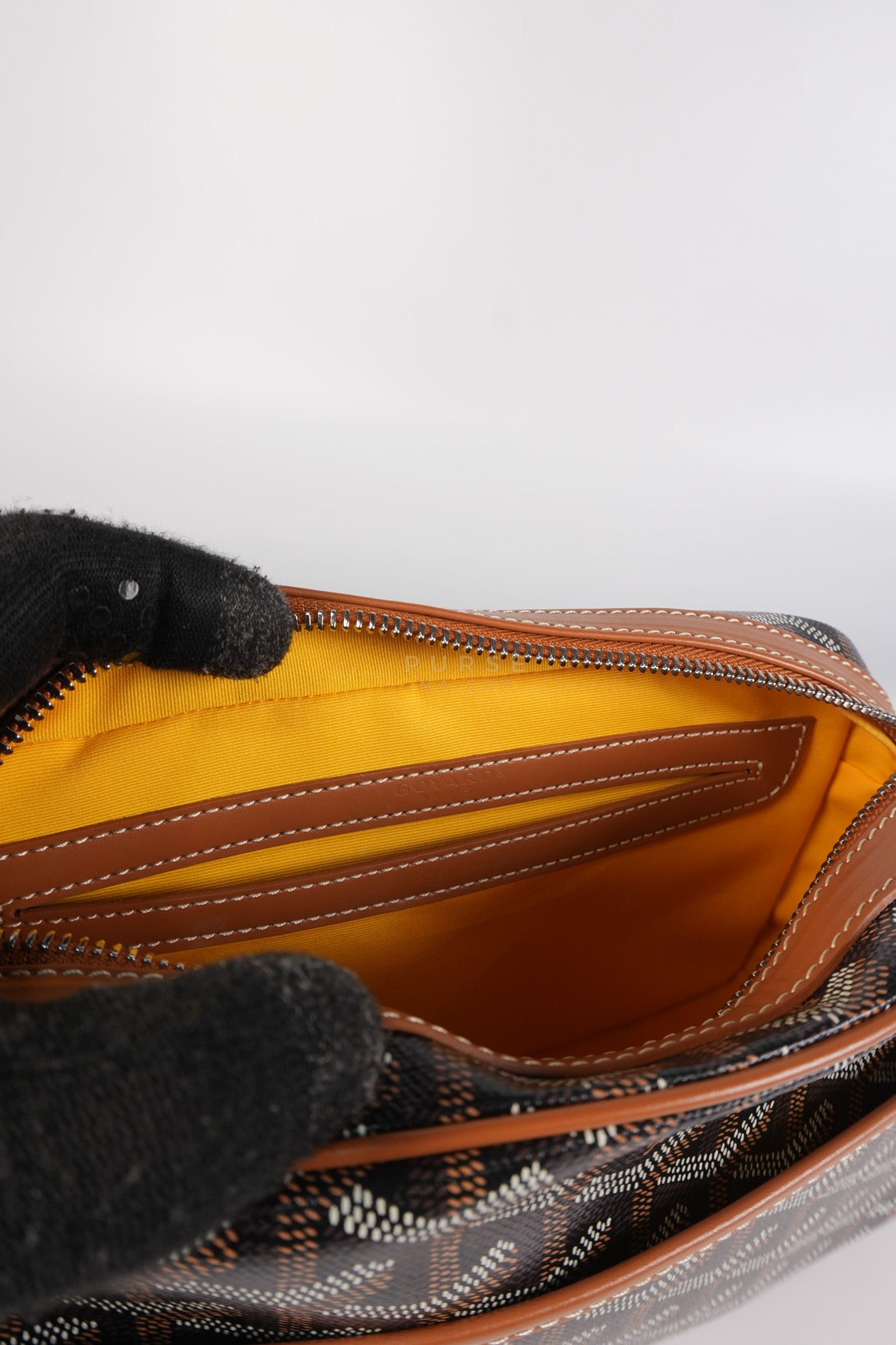 Cap Vert Tan in Goyardine Canvas Crossbody Bag | Purse Maison Luxury Bags Shop