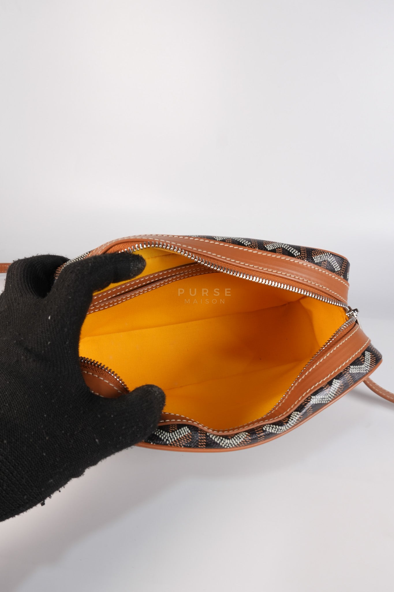 Cap Vert Tan in Goyardine Canvas Crossbody Bag | Purse Maison Luxury Bags Shop