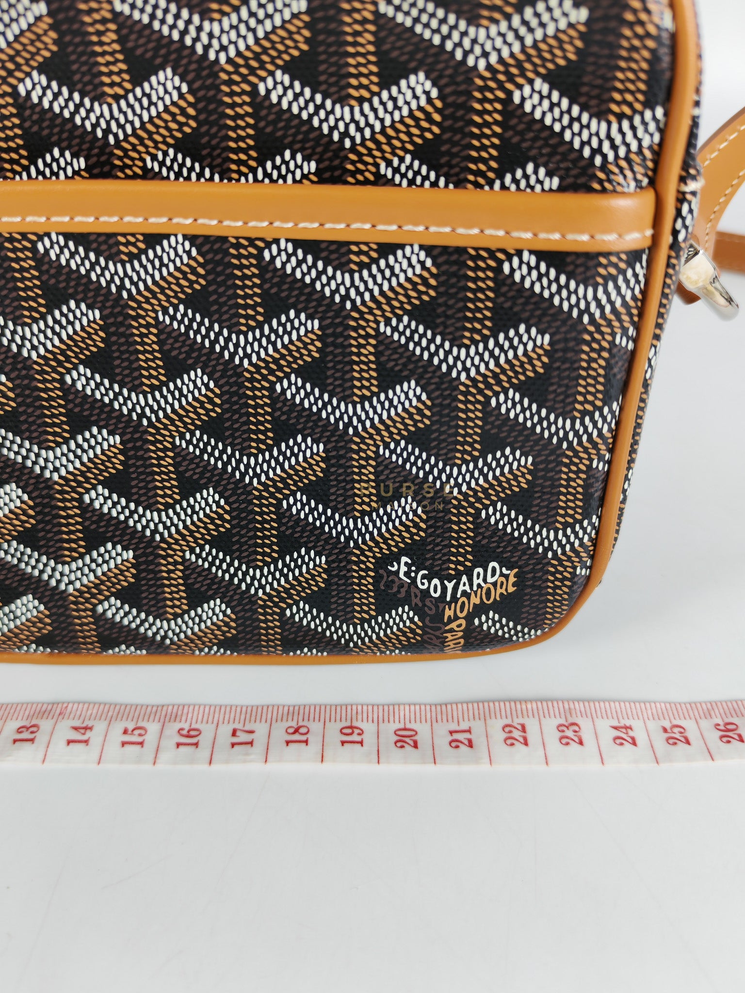 Cap Vert Tan in Goyardine Canvas Crossbody Bag | Purse Maison Luxury Bags Shop