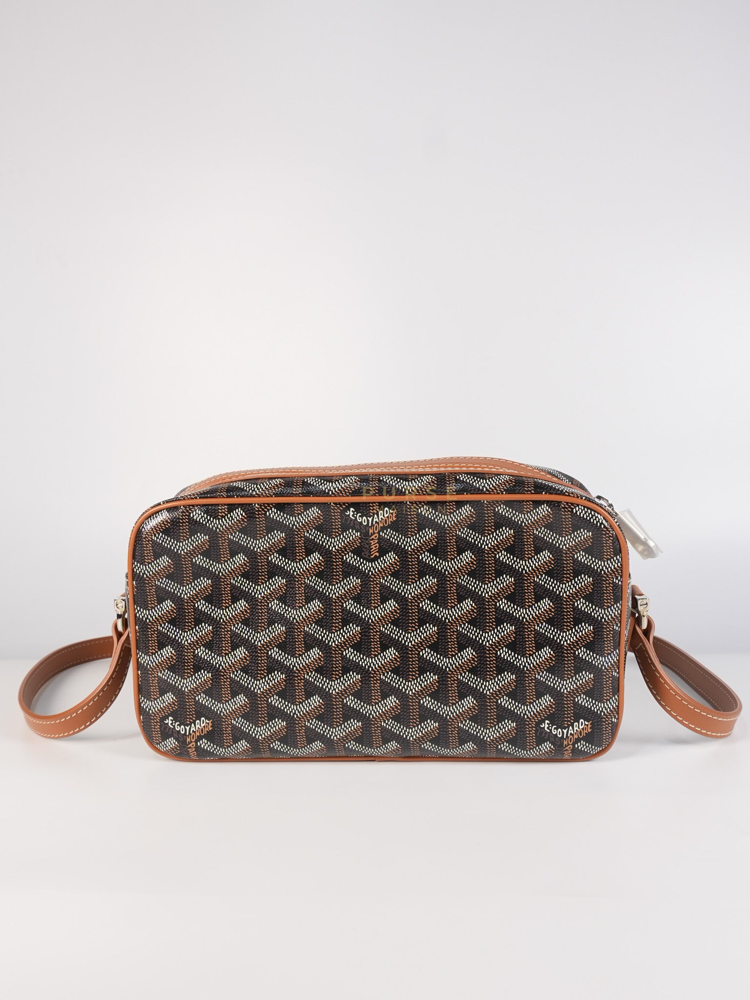 Cap Vert Tan in Goyardine Canvas Crossbody Bag | Purse Maison Luxury Bags Shop