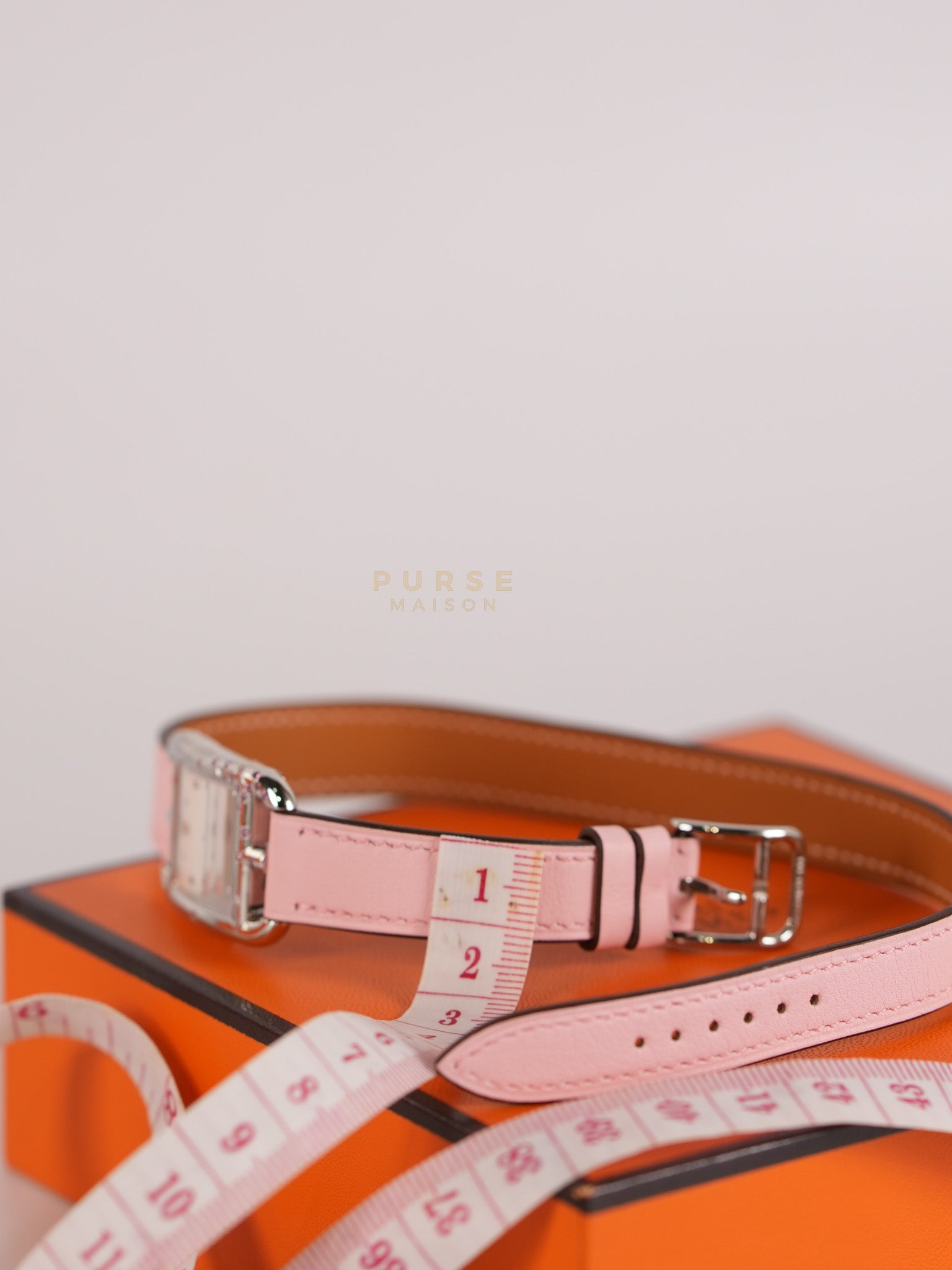 Cape Cod Mother of Pearl Dial Diamond Rose Sakura Swift Leather Strap Watch 31mm | Purse Maison Luxury Bags Shop