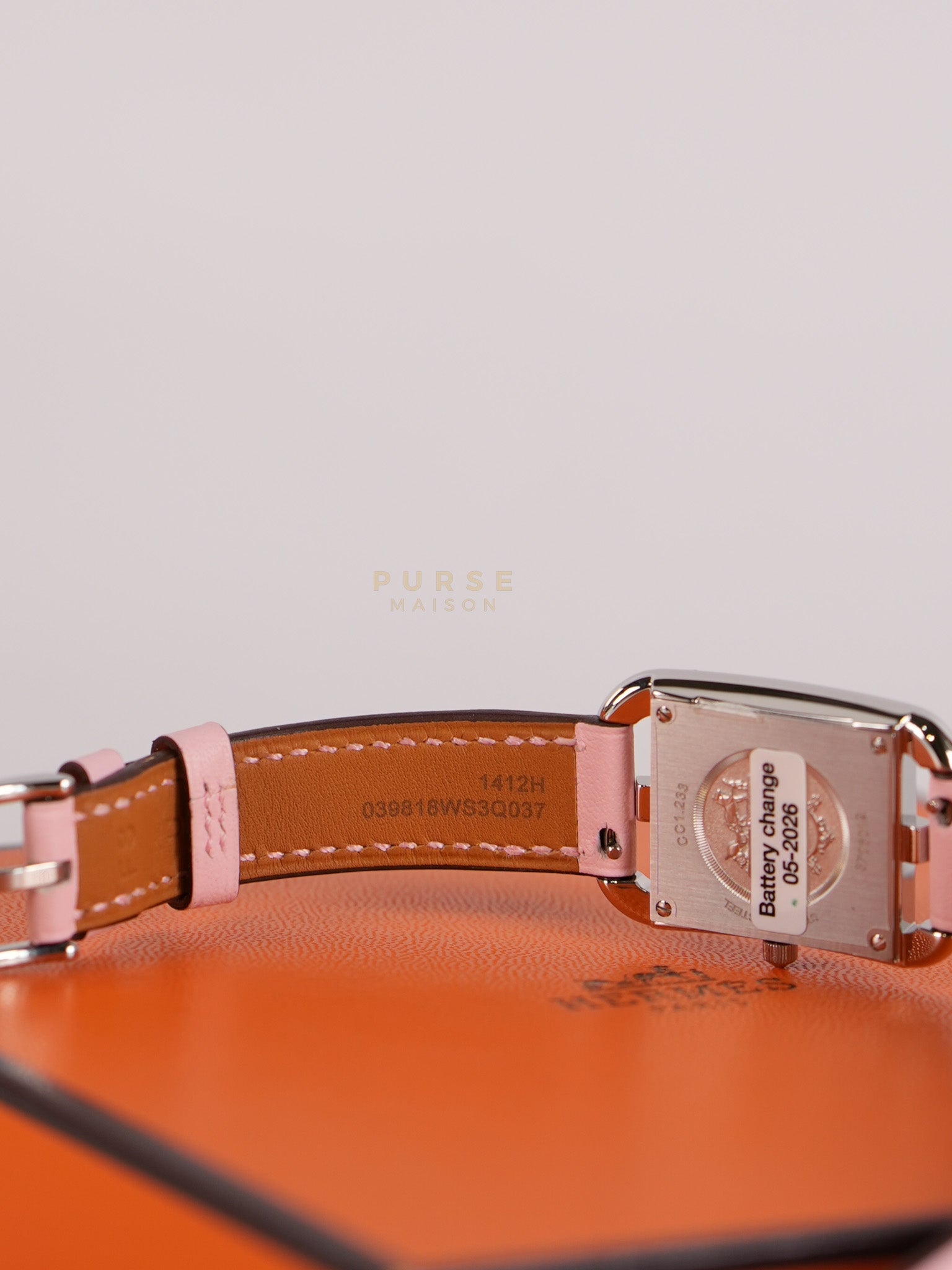 Cape Cod Mother of Pearl Dial Diamond Rose Sakura Swift Leather Strap Watch 31mm | Purse Maison Luxury Bags Shop