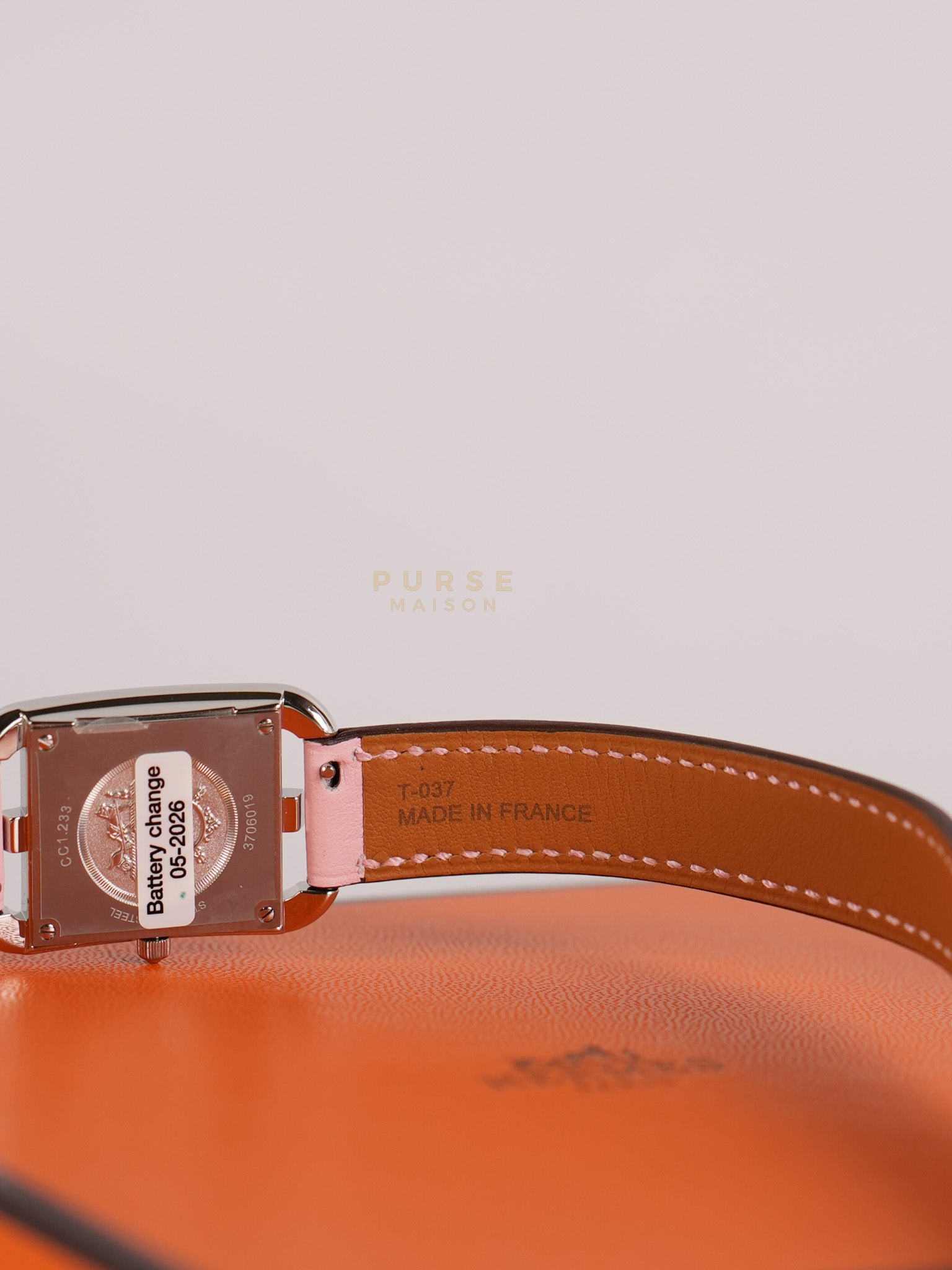 Cape Cod Mother of Pearl Dial Diamond Rose Sakura Swift Leather Strap Watch 31mm | Purse Maison Luxury Bags Shop