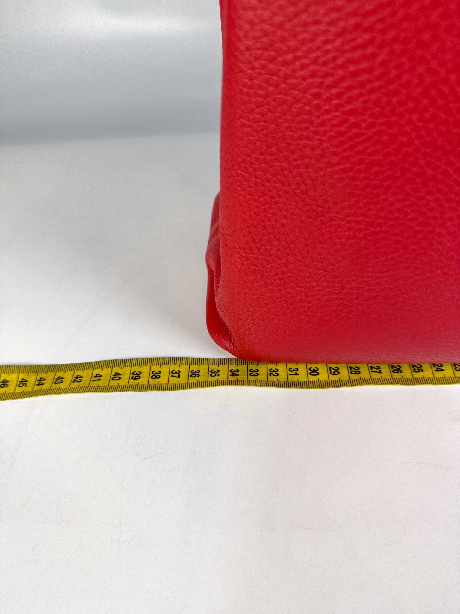 Capucines GM Red Python Handle Taurillon Clemence Leather Handbag (Date Code: MI1185) | Purse Maison Luxury Bags Shop