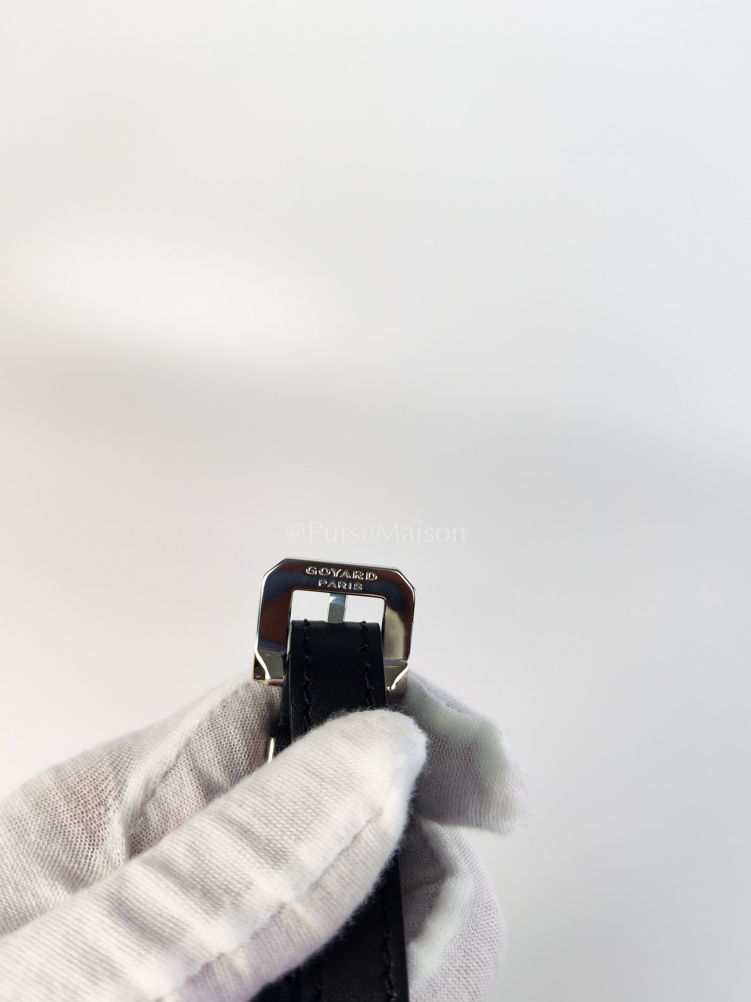 Capvert in Black/Noir Goyardine Canvas | Purse Maison Luxury Bags Shop