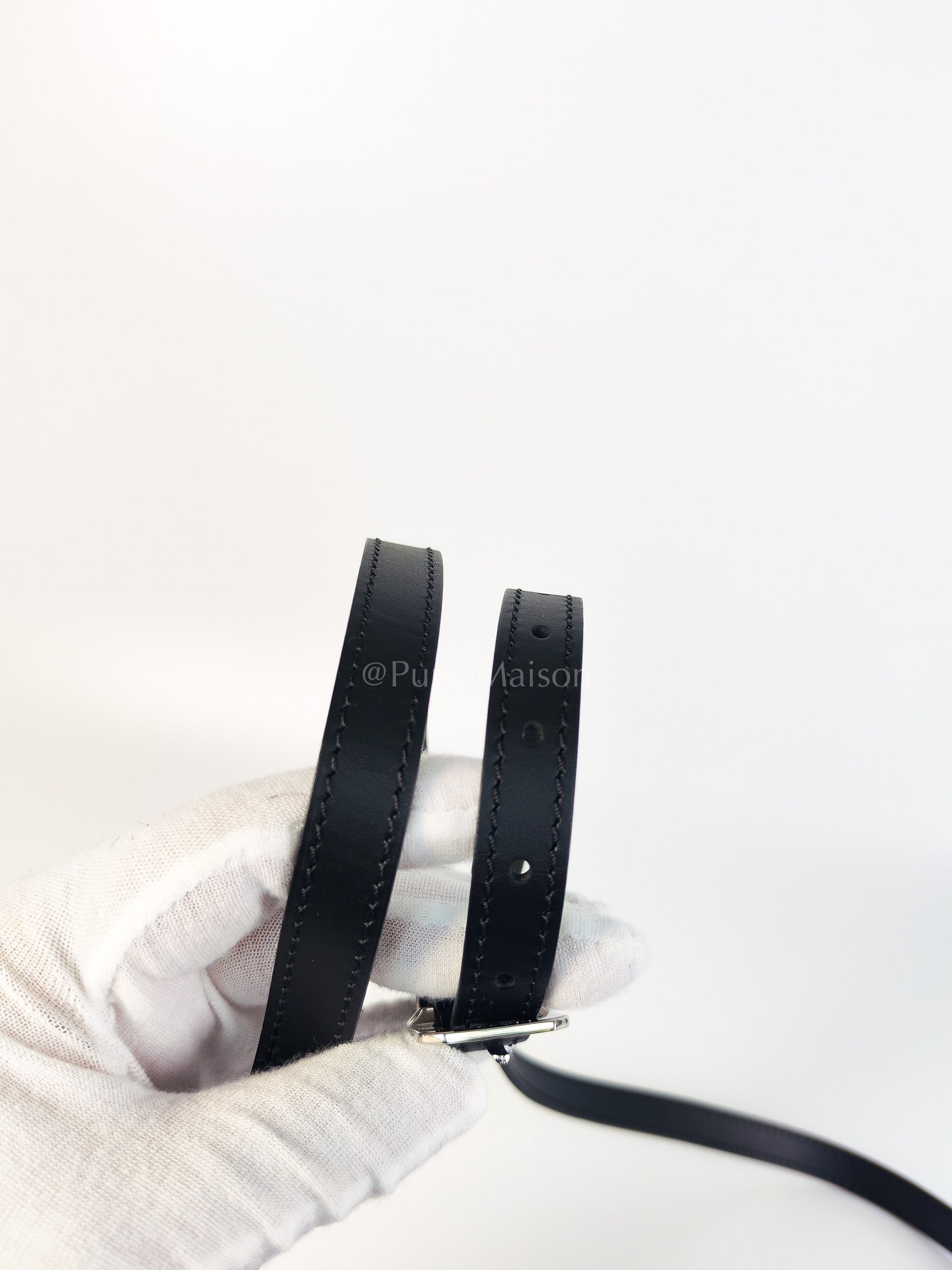 Capvert in Black/Noir Goyardine Canvas | Purse Maison Luxury Bags Shop