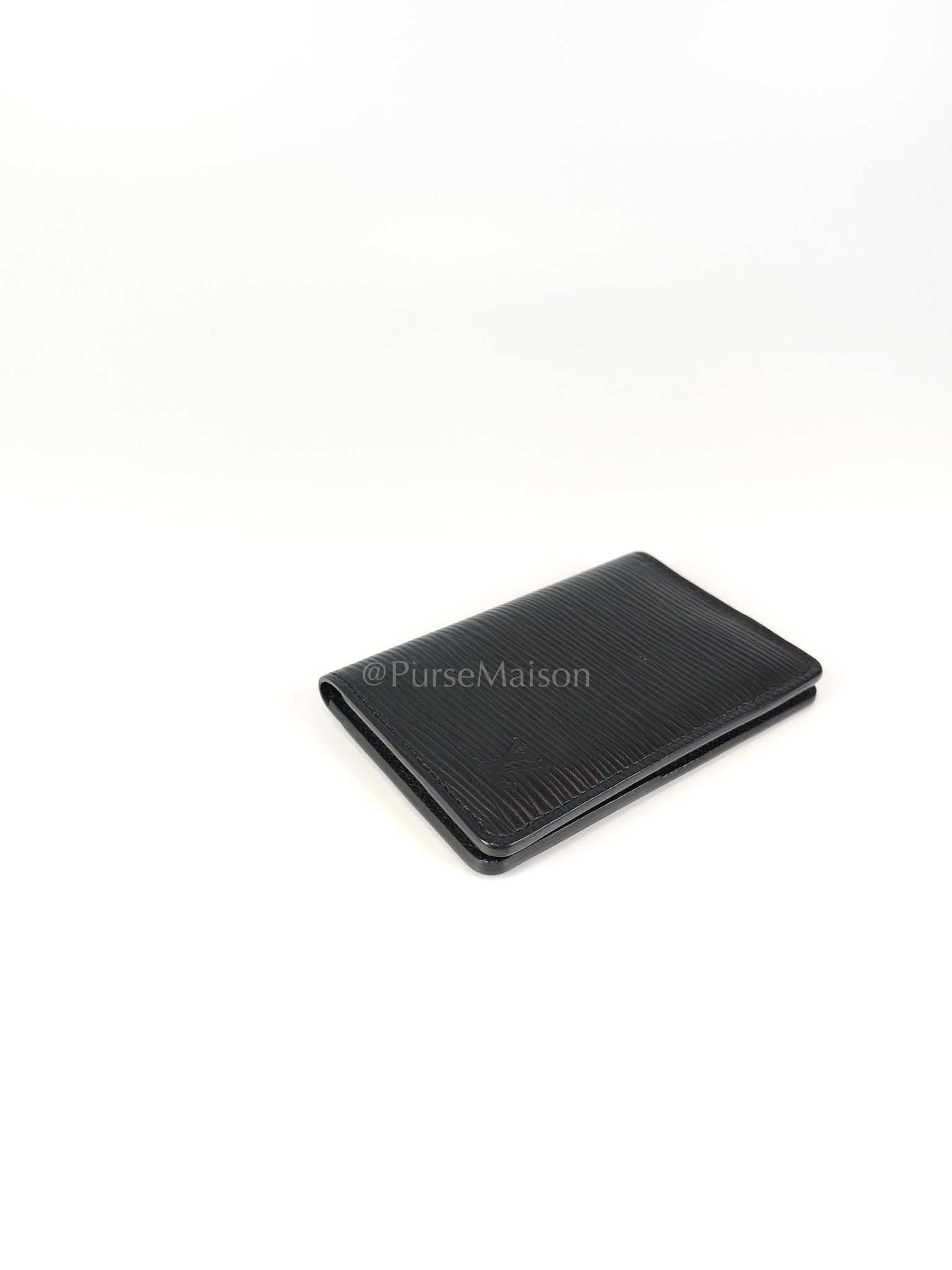 Card Holder in Black Epi Leather (Date code: CT4129) | Purse Maison Luxury Bags Shop
