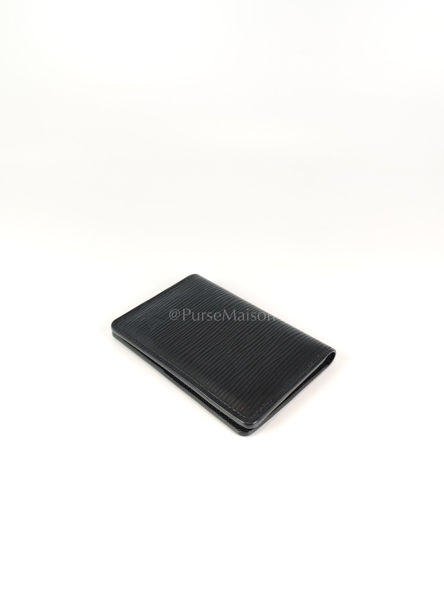 Card Holder in Black Epi Leather (Date code: CT4129) | Purse Maison Luxury Bags Shop