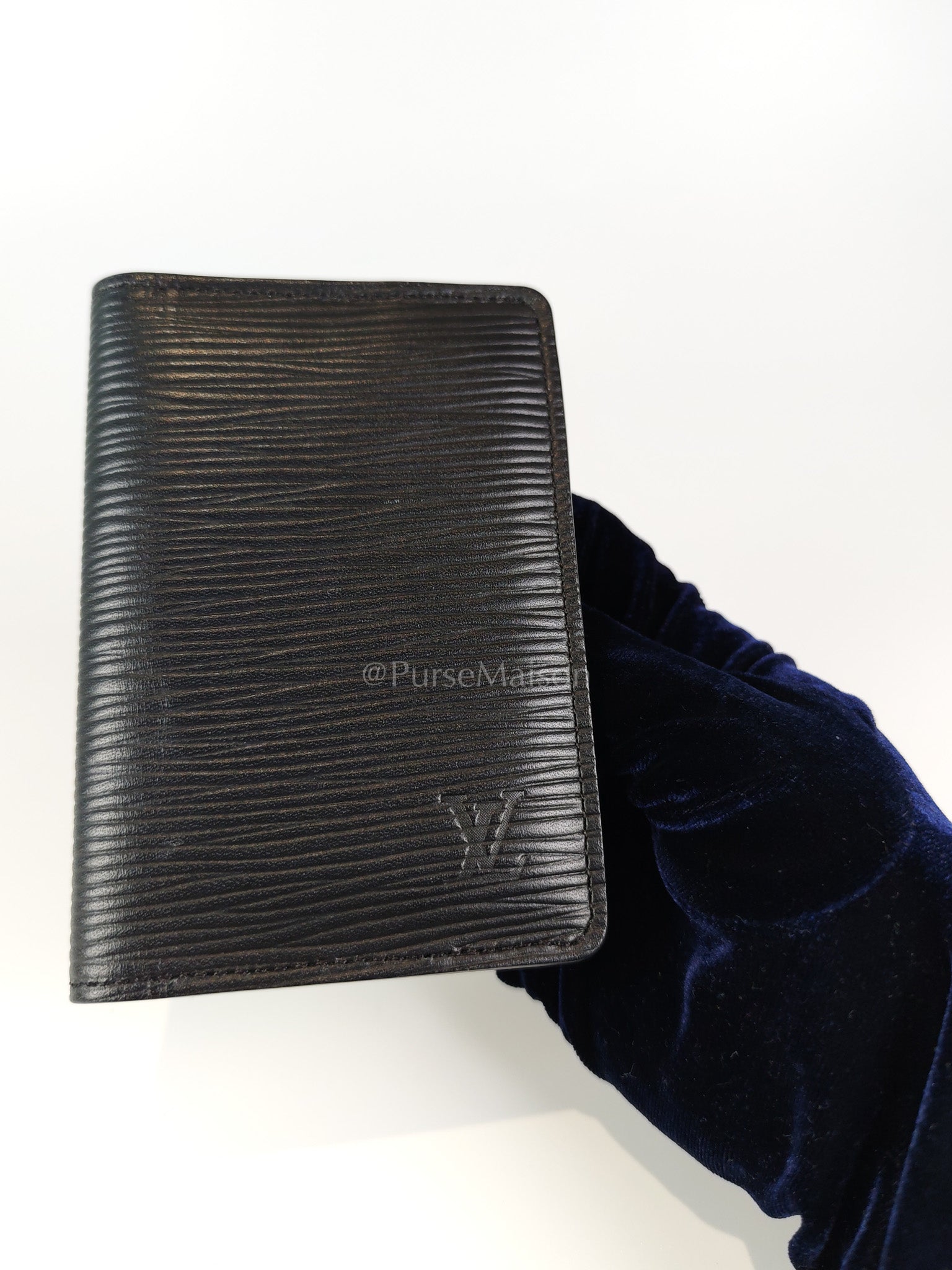 Card Holder in Black Epi Leather (Date code: CT4129) | Purse Maison Luxury Bags Shop