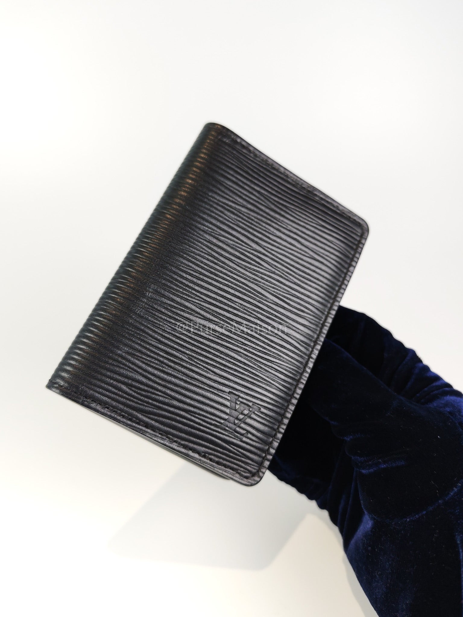 Card Holder in Black Epi Leather (Date code: CT4129) | Purse Maison Luxury Bags Shop