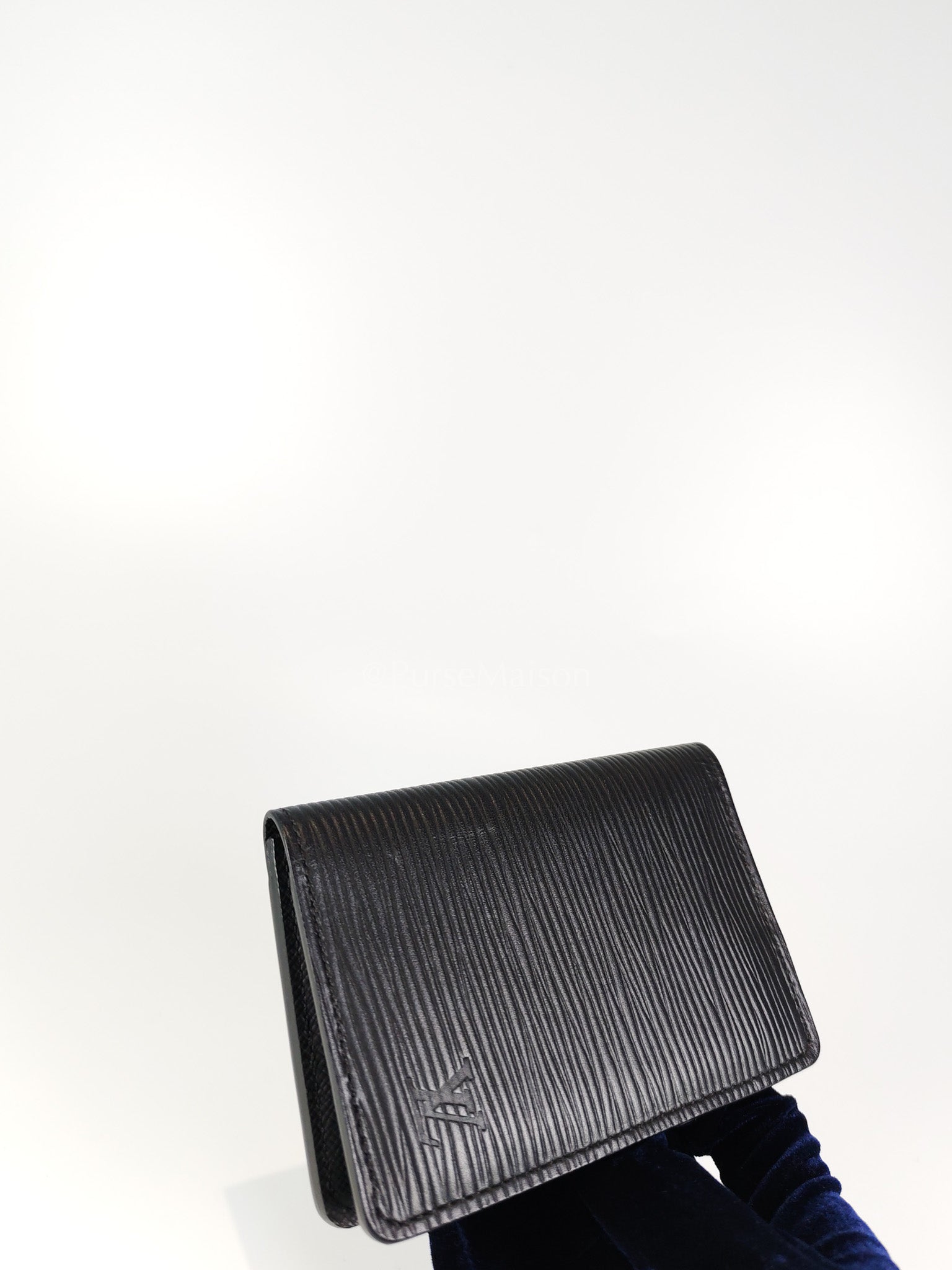 Card Holder in Black Epi Leather (Date code: CT4129) | Purse Maison Luxury Bags Shop