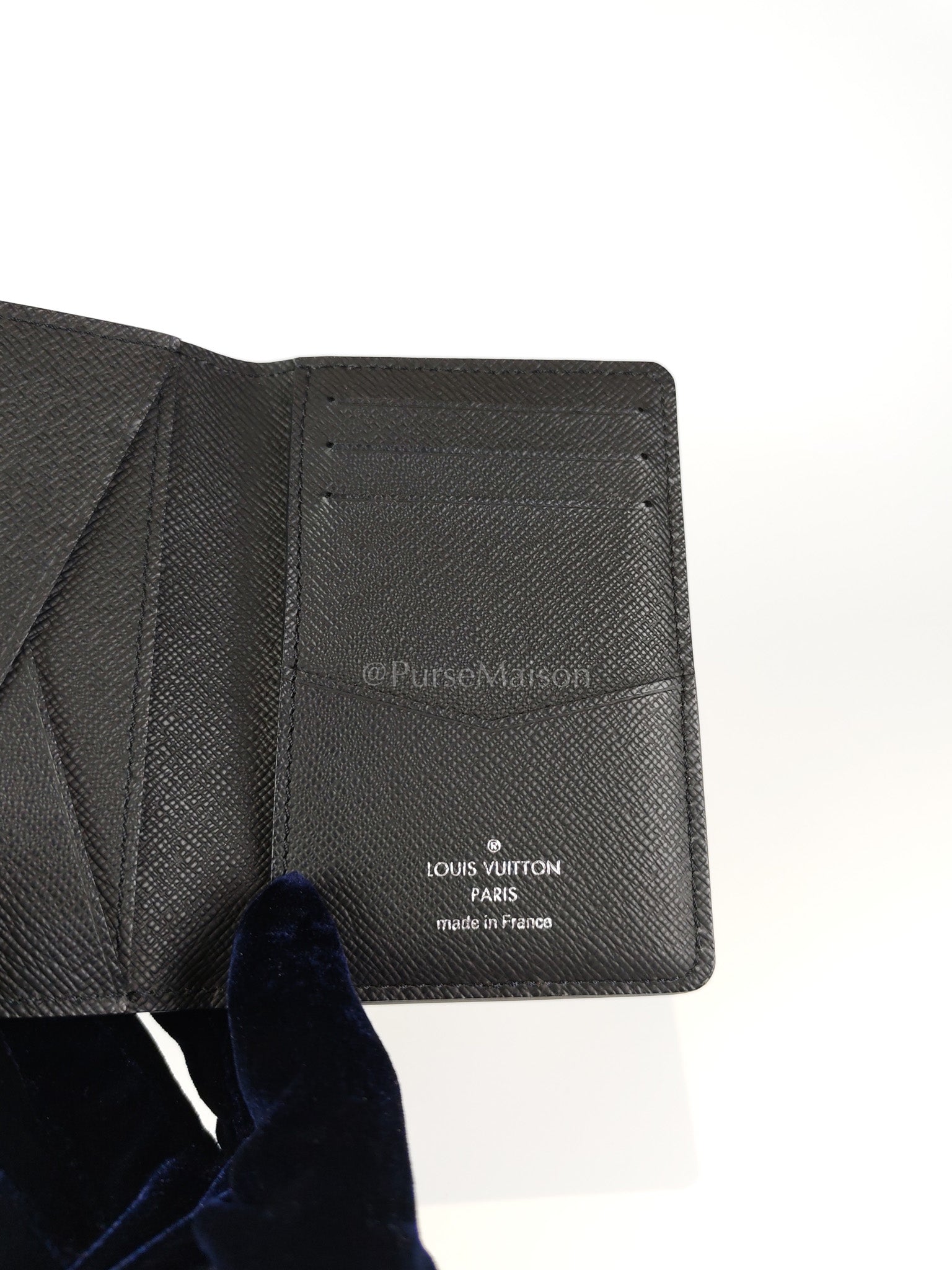 Card Holder in Black Epi Leather (Date code: CT4129) | Purse Maison Luxury Bags Shop