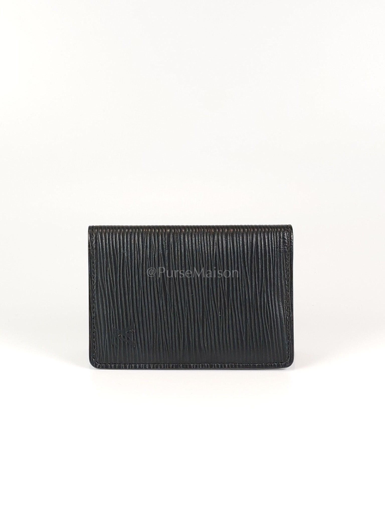 Card Holder in Black Epi Leather (Date code: CT4129) | Purse Maison Luxury Bags Shop