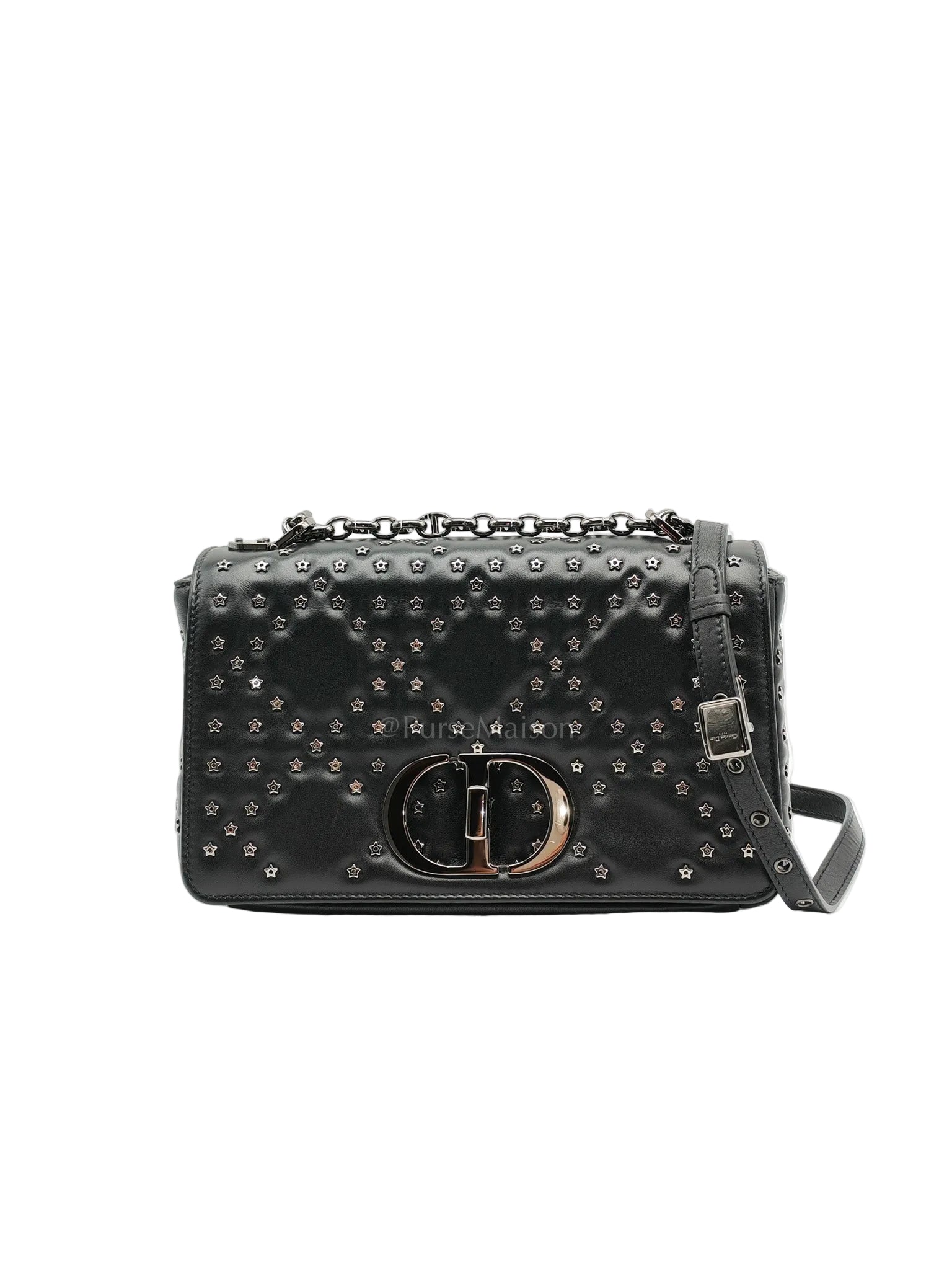 Caro Lucky Star in Black Quilted Cannage Lambskin Leather | Purse Maison Luxury Bags Shop