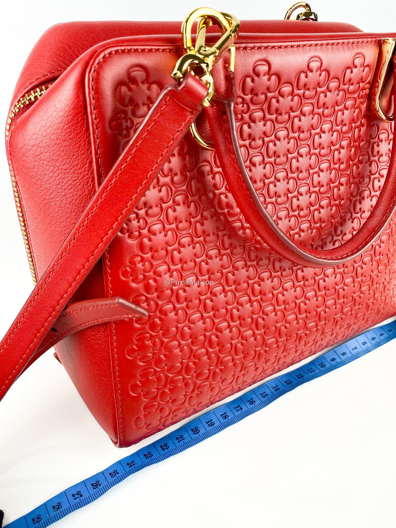 Leather bag Carolina Herrera Red in Leather - 27521118