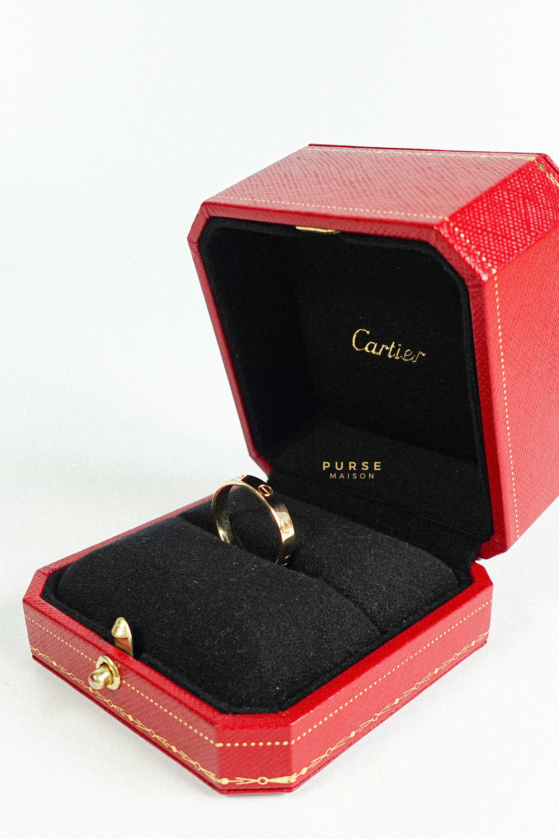 Cartier 18k Love Wedding Band Size 58 (can fit 7.5 - 8)