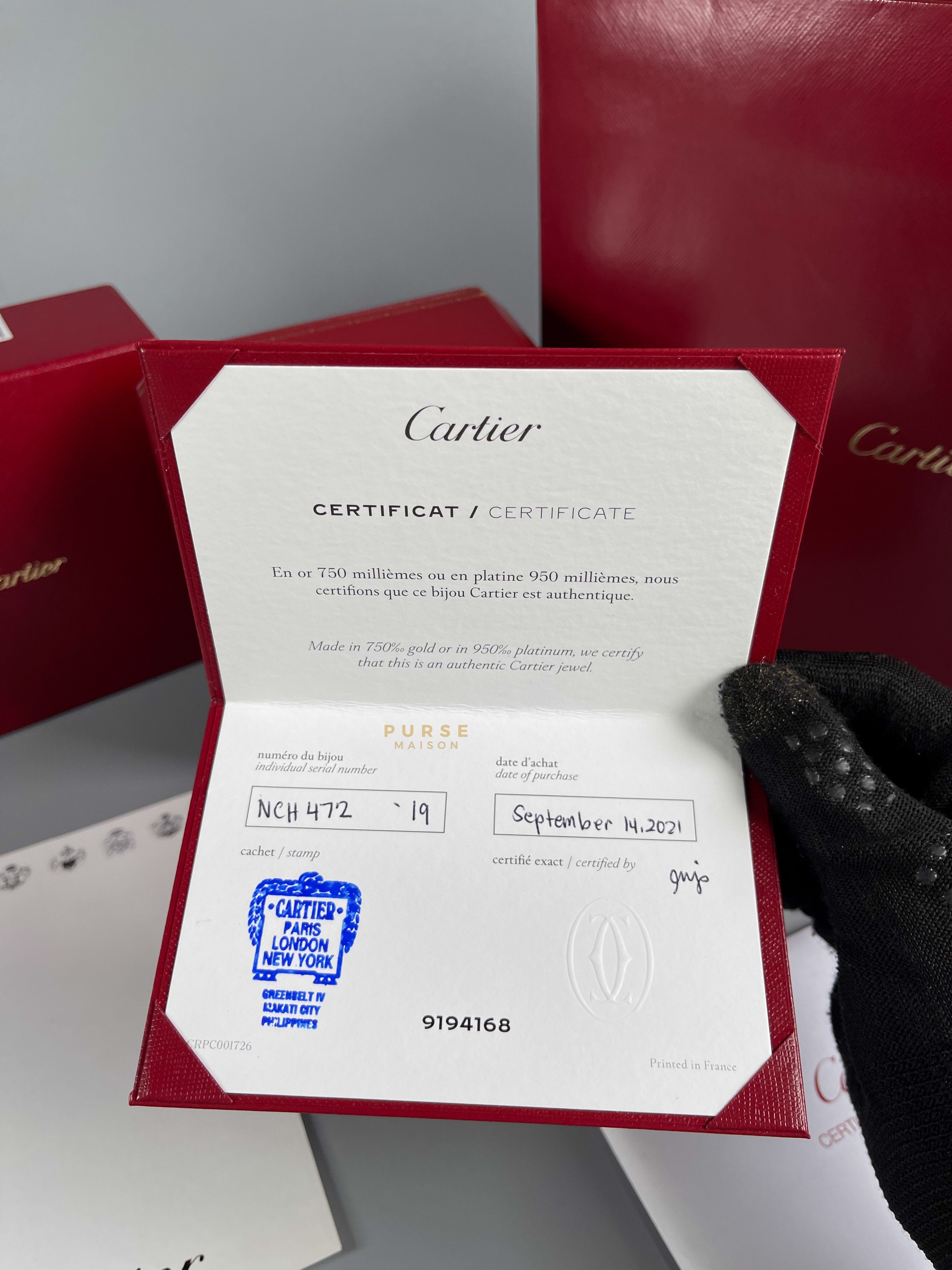 Cartier Juste Un Clou with Diamonds Yellow Gold Bangle (Size 19) | Purse Maison Luxury Bags Shop