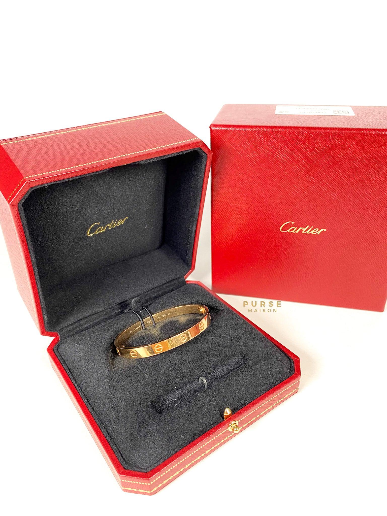 Cartier Love Bracelet in 18k Rose Gold