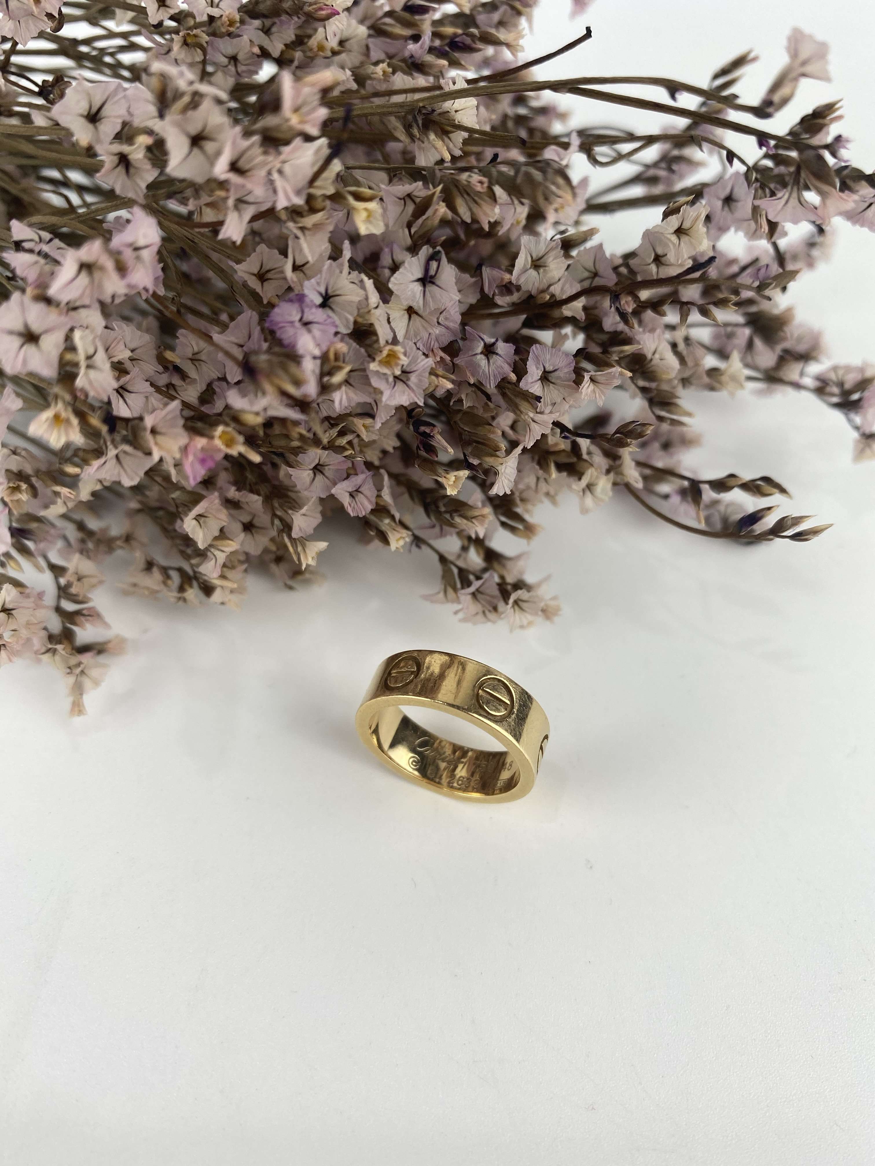 Cartier Love Ring rose gold size 4