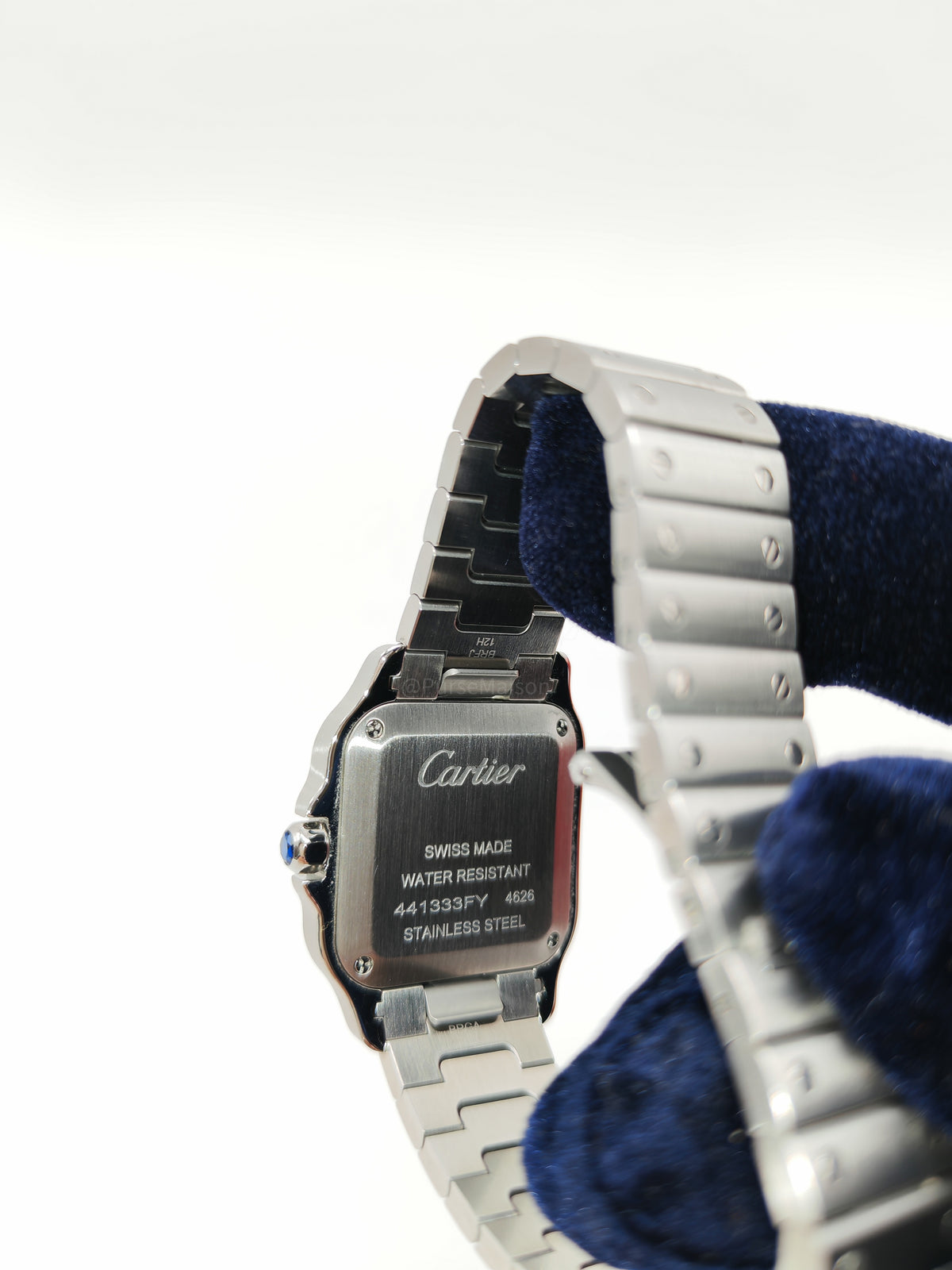 Cartier Santos De Cartier Small Reference No. WSSA0082 Silver Stainless Steel Watch | Purse Maison Luxury Bags Shop