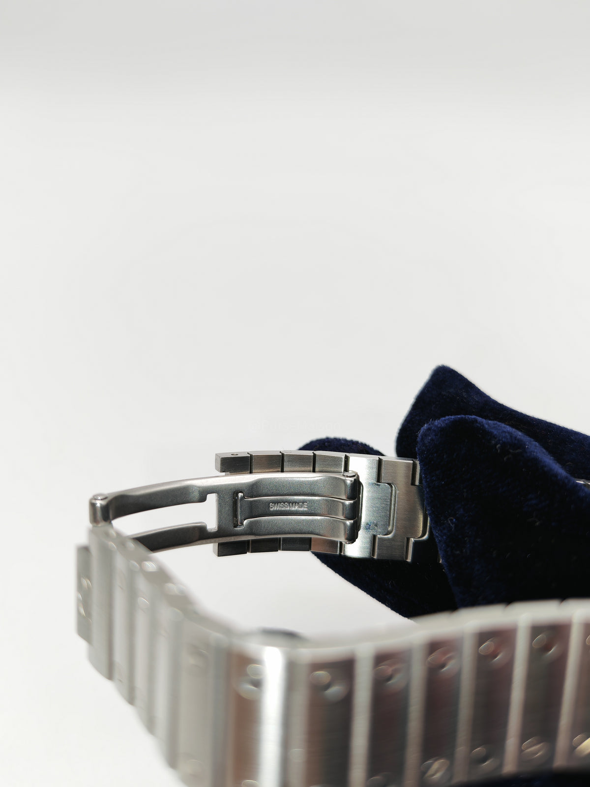 Cartier Santos De Cartier Small Reference No. WSSA0082 Silver Stainless Steel Watch | Purse Maison Luxury Bags Shop