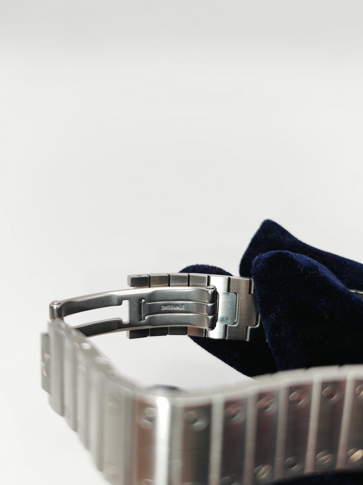 Cartier Santos De Cartier Small Reference No. WSSA0082 Silver Stainless Steel Watch | Purse Maison Luxury Bags Shop