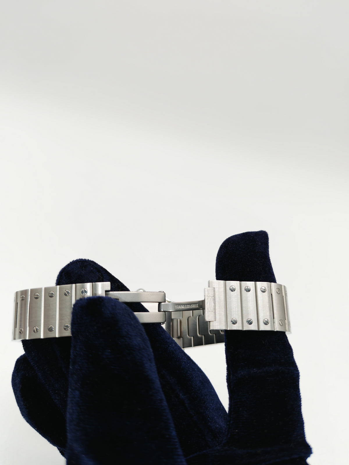 Cartier Santos De Cartier Small Reference No. WSSA0082 Silver Stainless Steel Watch | Purse Maison Luxury Bags Shop