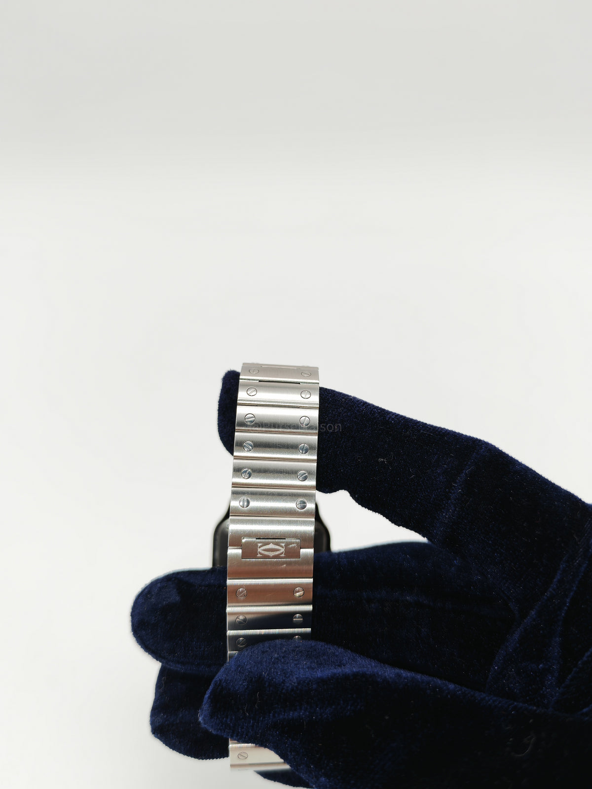 Cartier Santos De Cartier Small Reference No. WSSA0082 Silver Stainless Steel Watch | Purse Maison Luxury Bags Shop