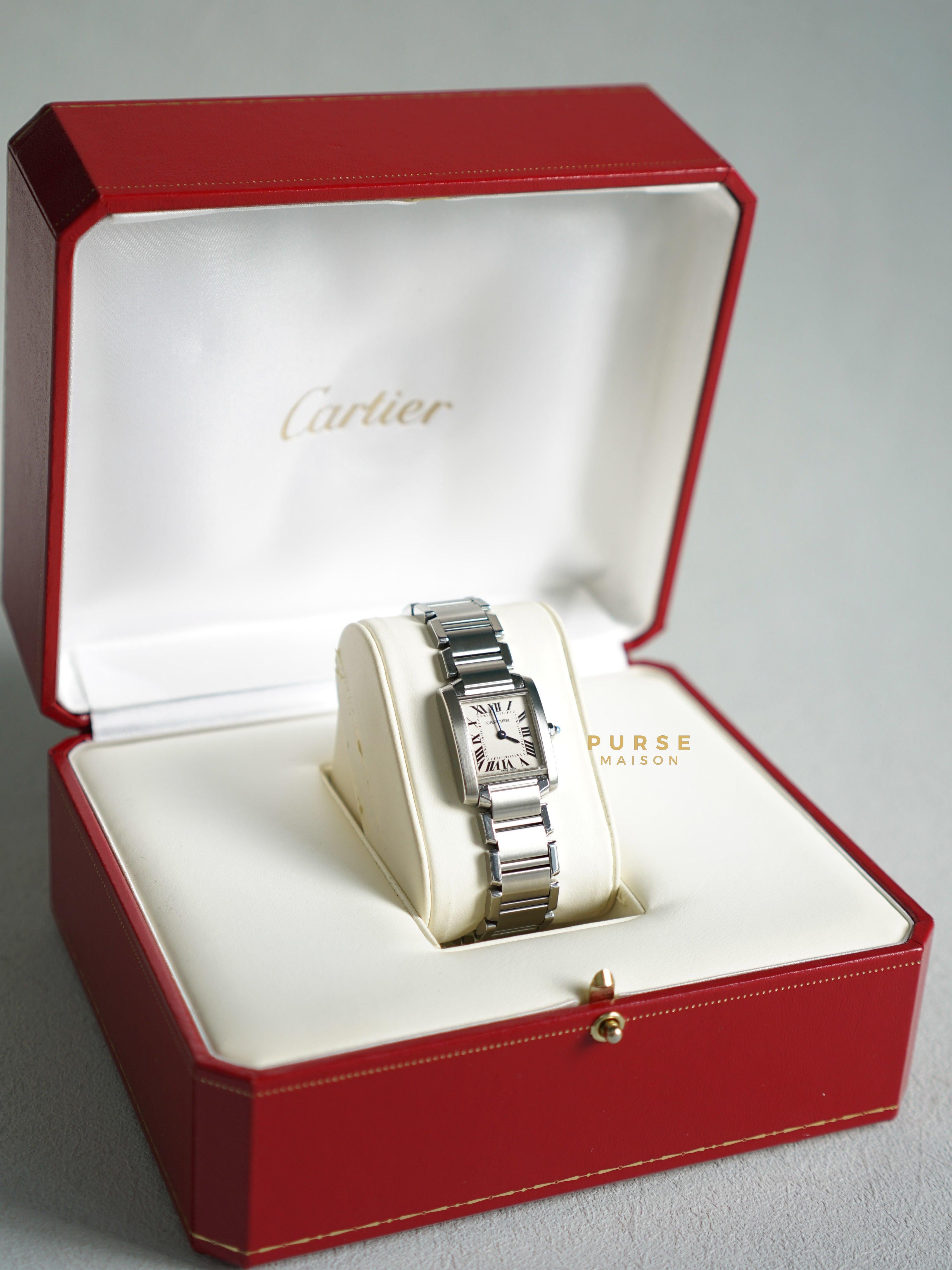 Cartier Tank Francaise Ladies Watch (Small) | Purse Maison Luxury Bags Shop