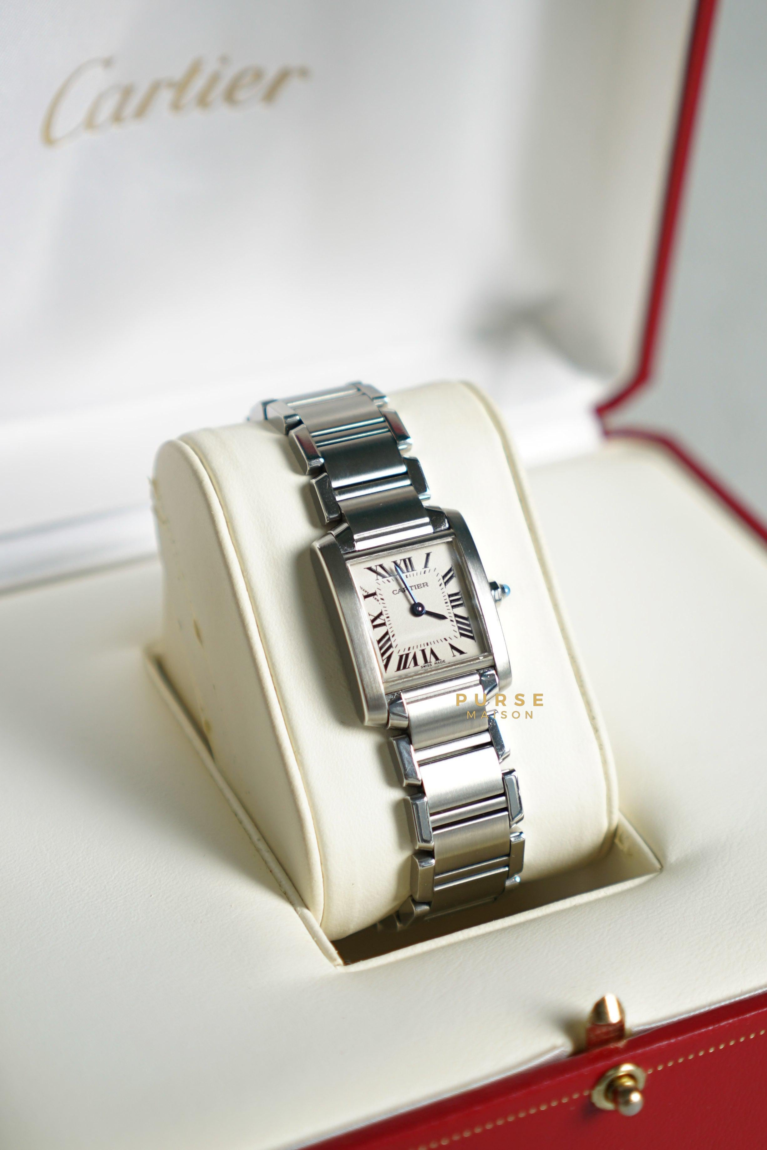 Cartier Tank Francaise Ladies Watch (Small) | Purse Maison Luxury Bags Shop