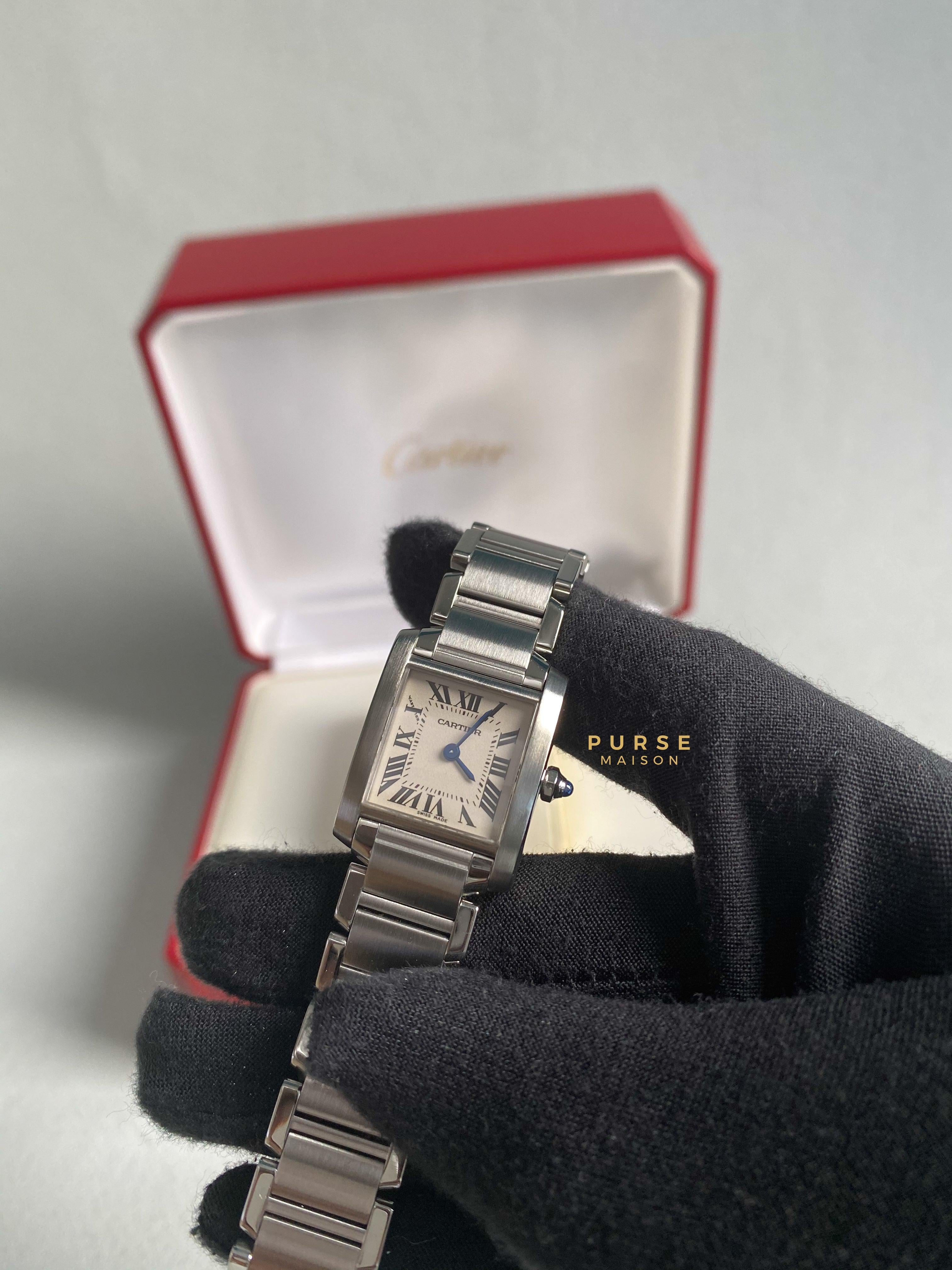 Cartier Tank Francaise Ladies Watch (Small) | Purse Maison Luxury Bags Shop