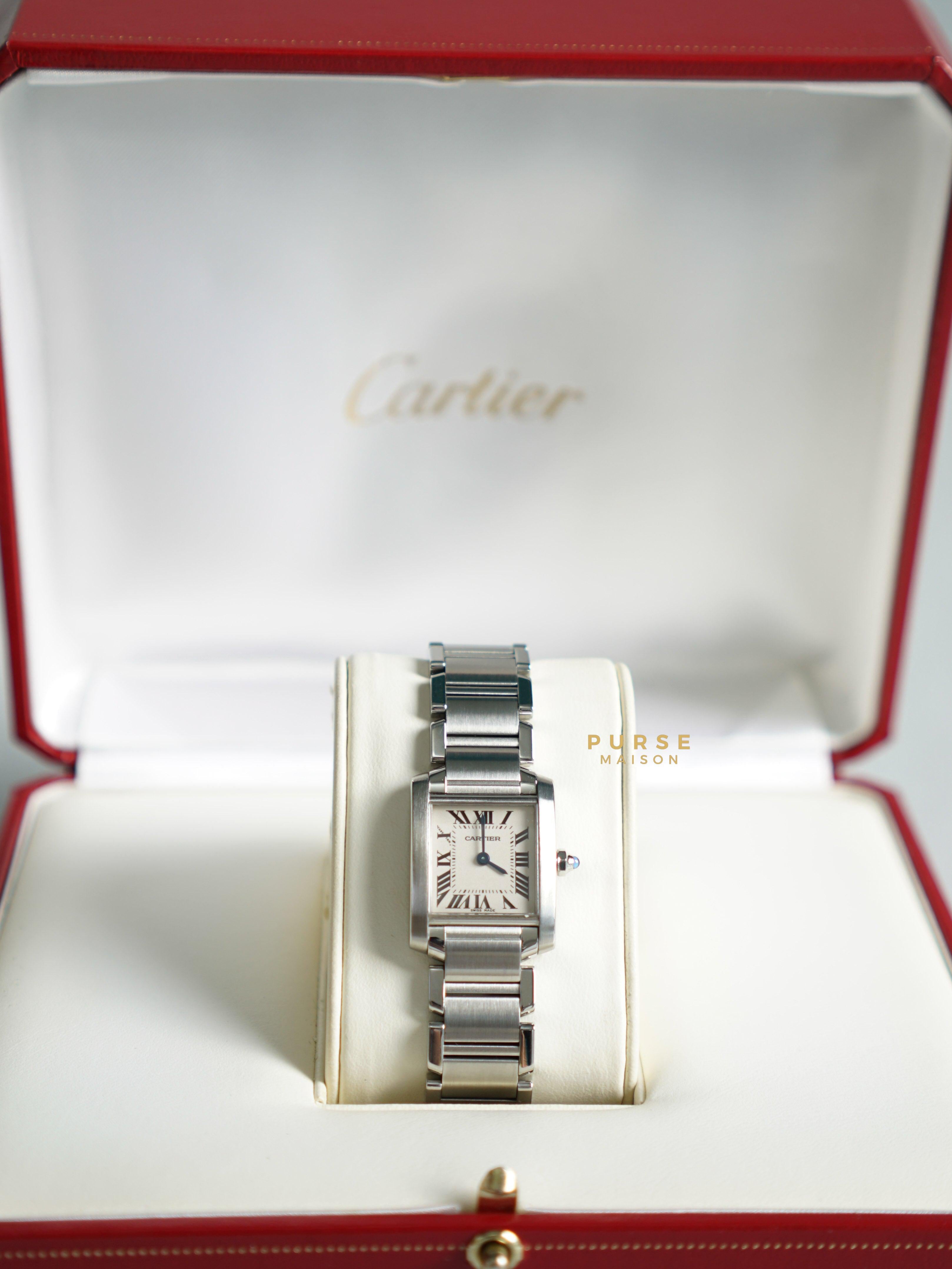 Cartier Tank Francaise Ladies Watch (Small) | Purse Maison Luxury Bags Shop