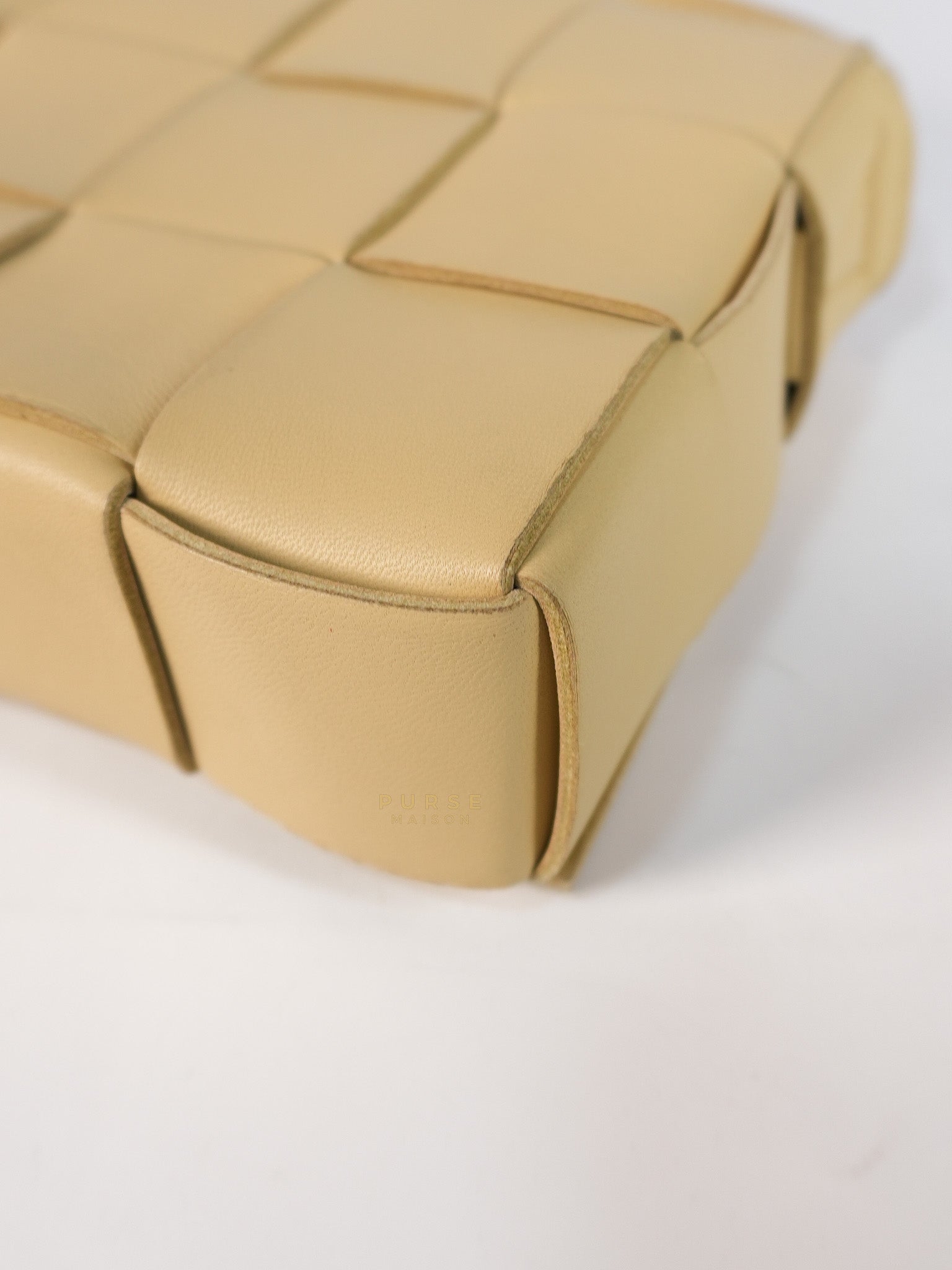 Casette Small Intrecciato Macaroon Leather Crossbody Bag | Purse Maison Luxury Bags Shop